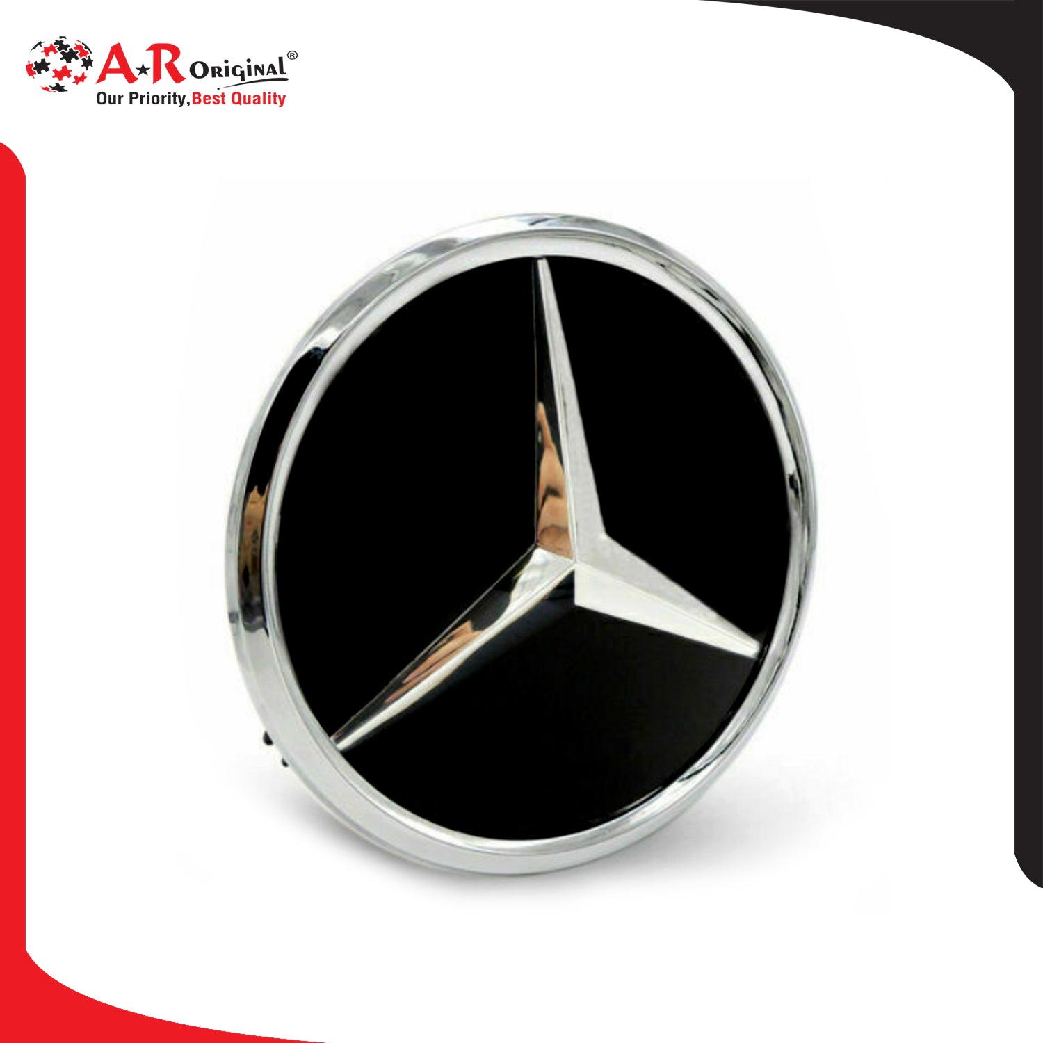 Mercedes Logo Glass A (PMMA) 7.5inch-19cm IP Badge