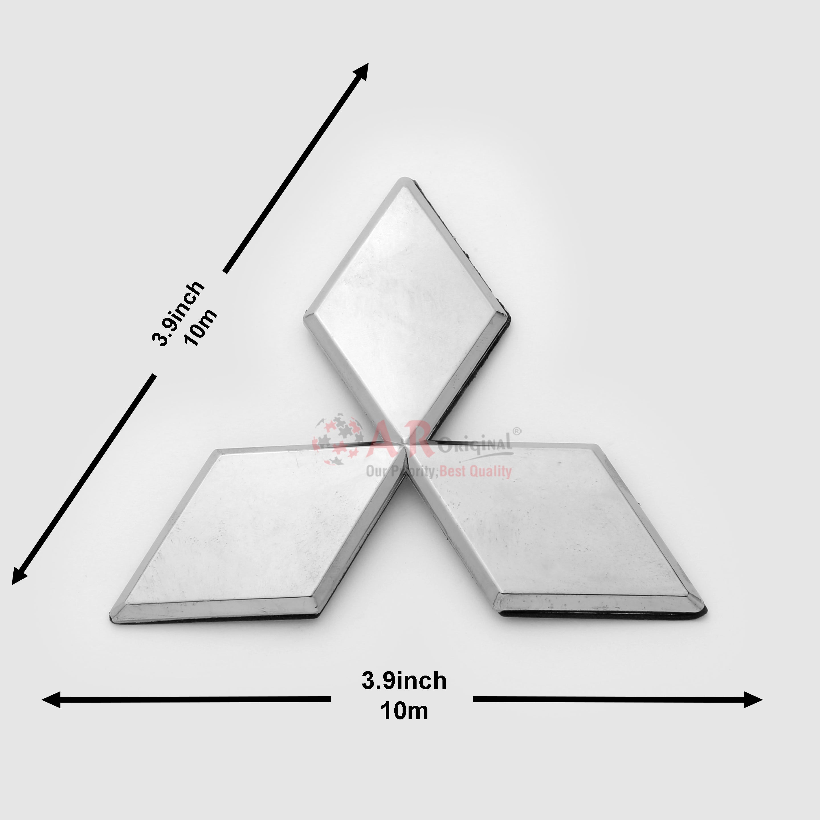 Mitsubishi Logo 4inch-10cm Lancer Front Chrome IP Badge