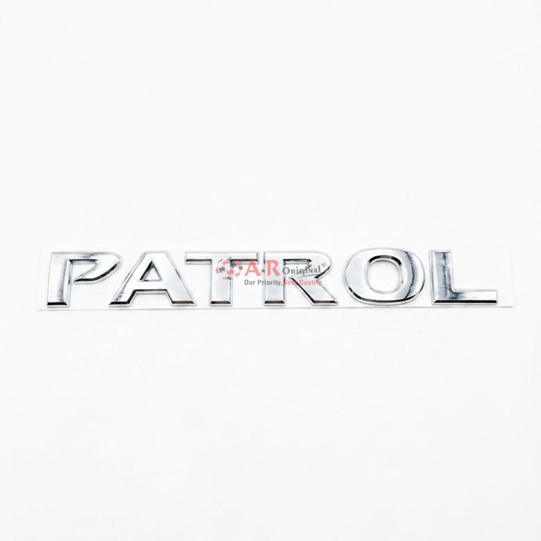 PATROL Emblem 3x25cm Chrome IP Badge