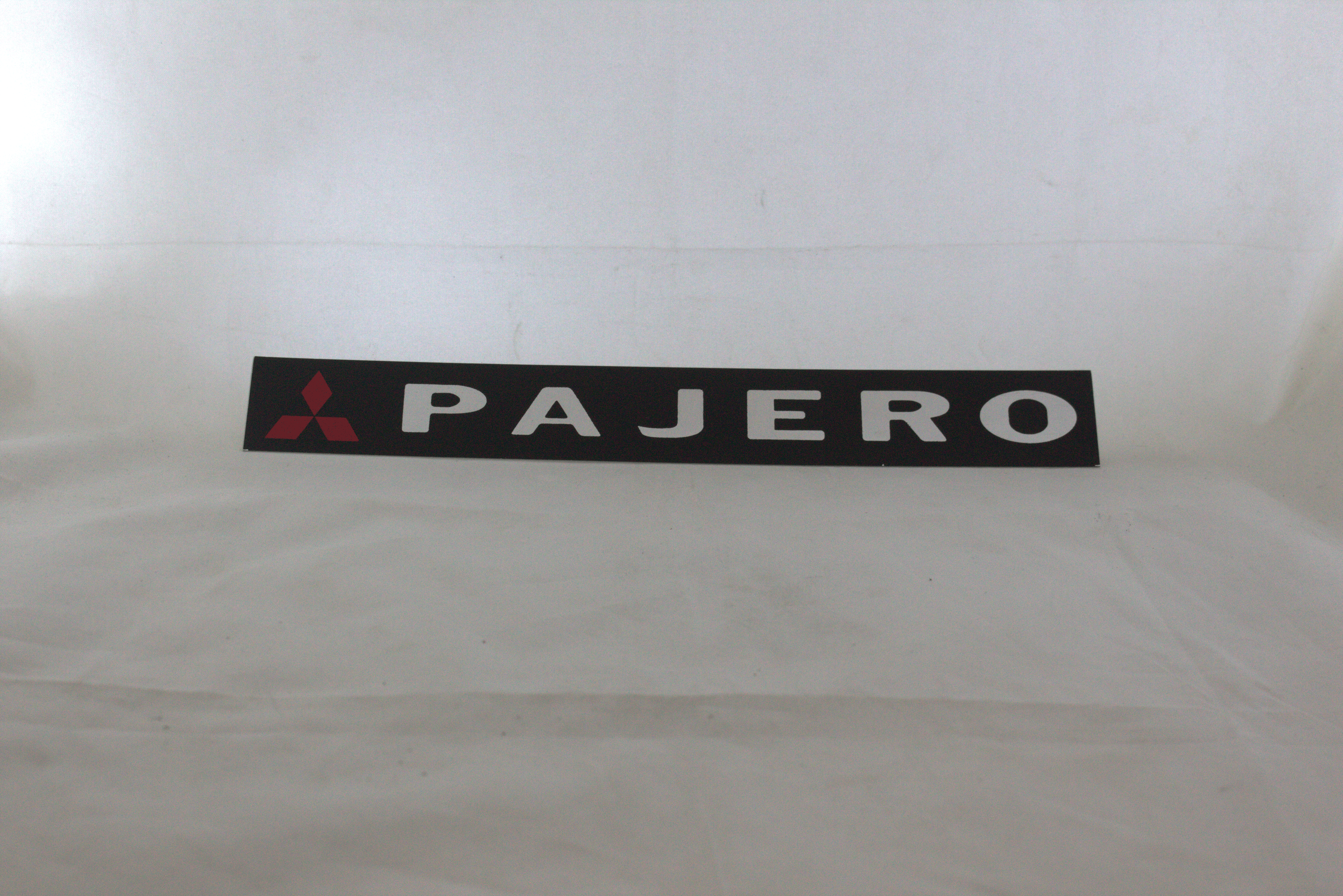 Pajero Emblem 1.2x8inch-2.5x17.5cm Black IP Badge