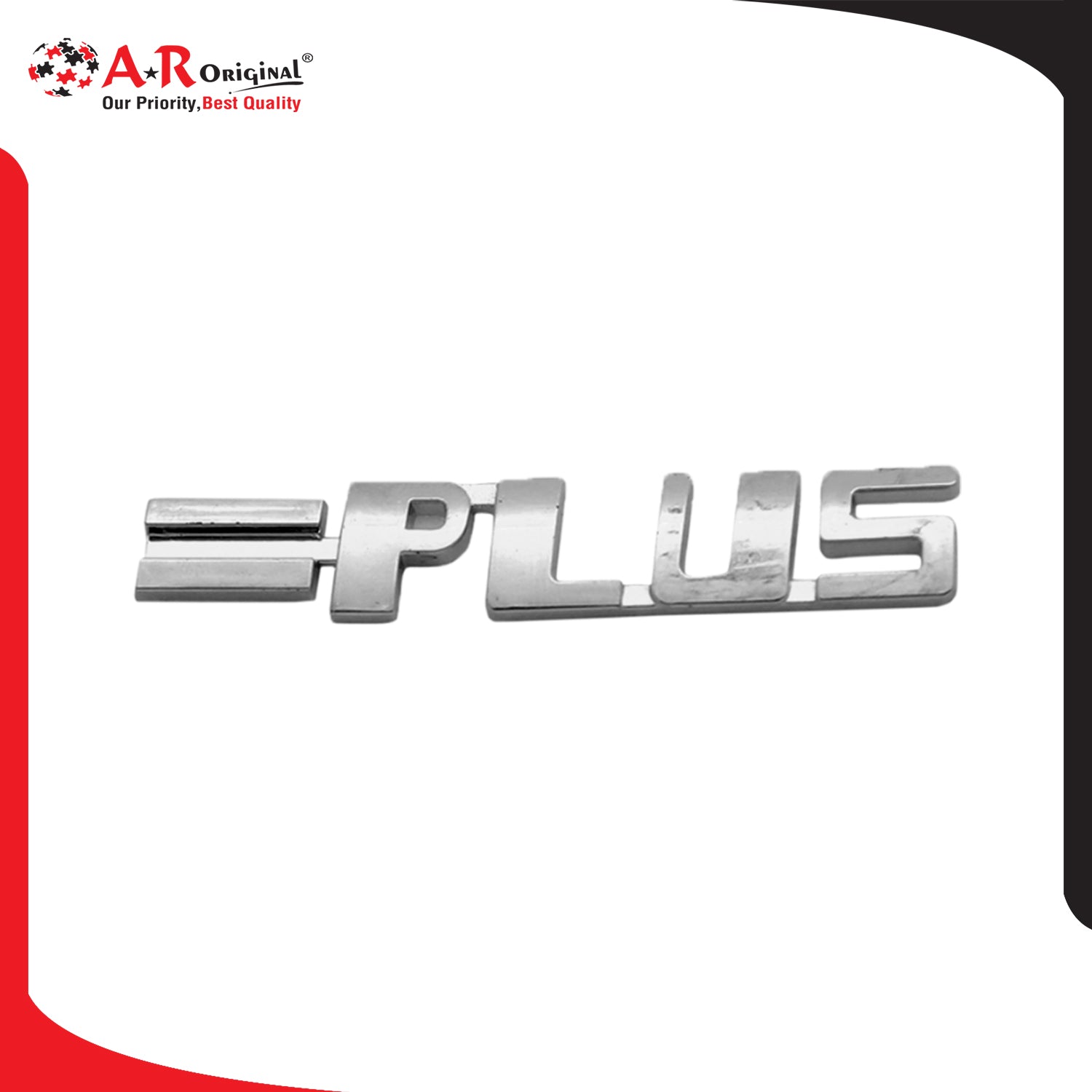Plus Emblem 1.5x7cm Chrome LC Badge