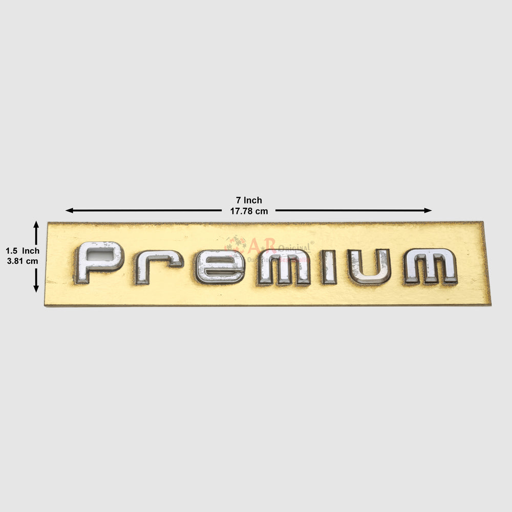 Premium Emblem (NOne,NBox,NWgn) 1.5x7inchx3.5x17.5cm Chrome LC Badge
