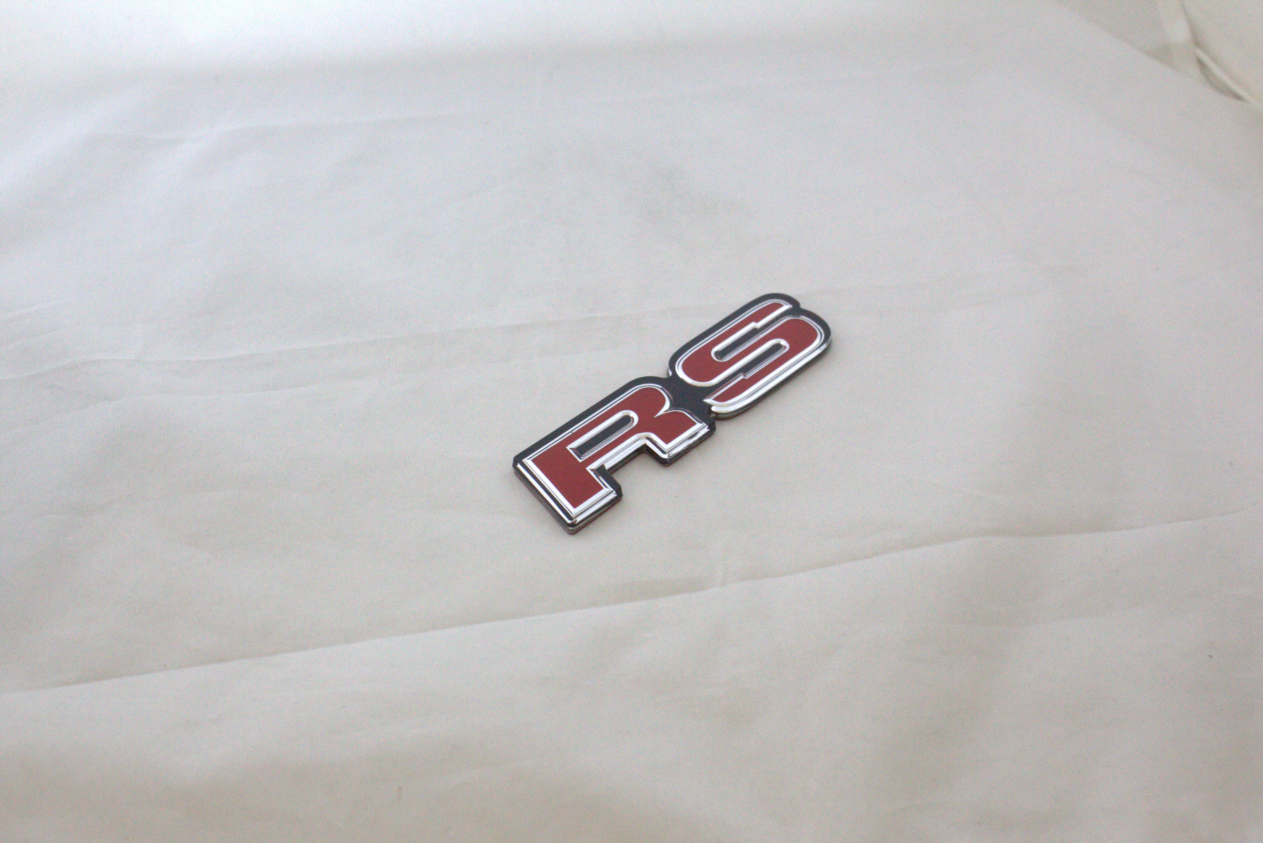 RS Emblem Mugen Style Big 1x4inch-2.5x10cm Glass IP Badge