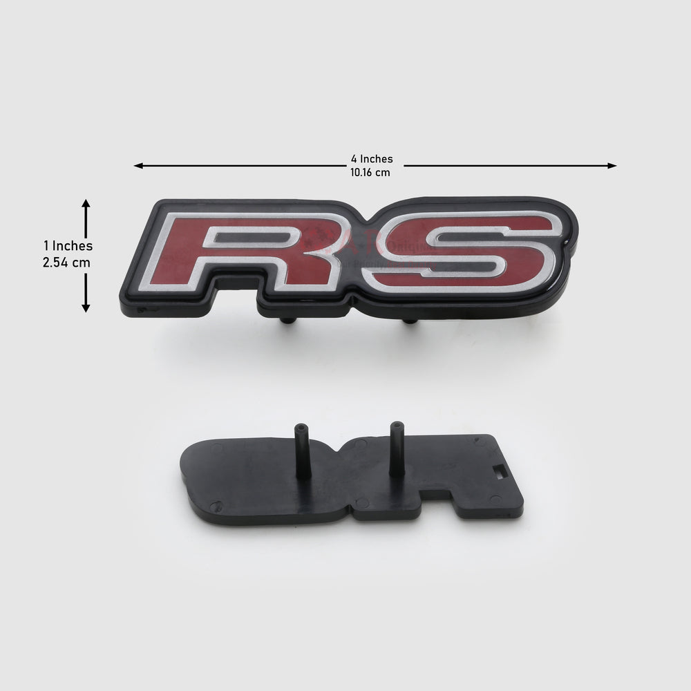 RS Mugen Style OEM Clip Fit Big Glass 1x4inch-2.5x10cm IP Badge (2)