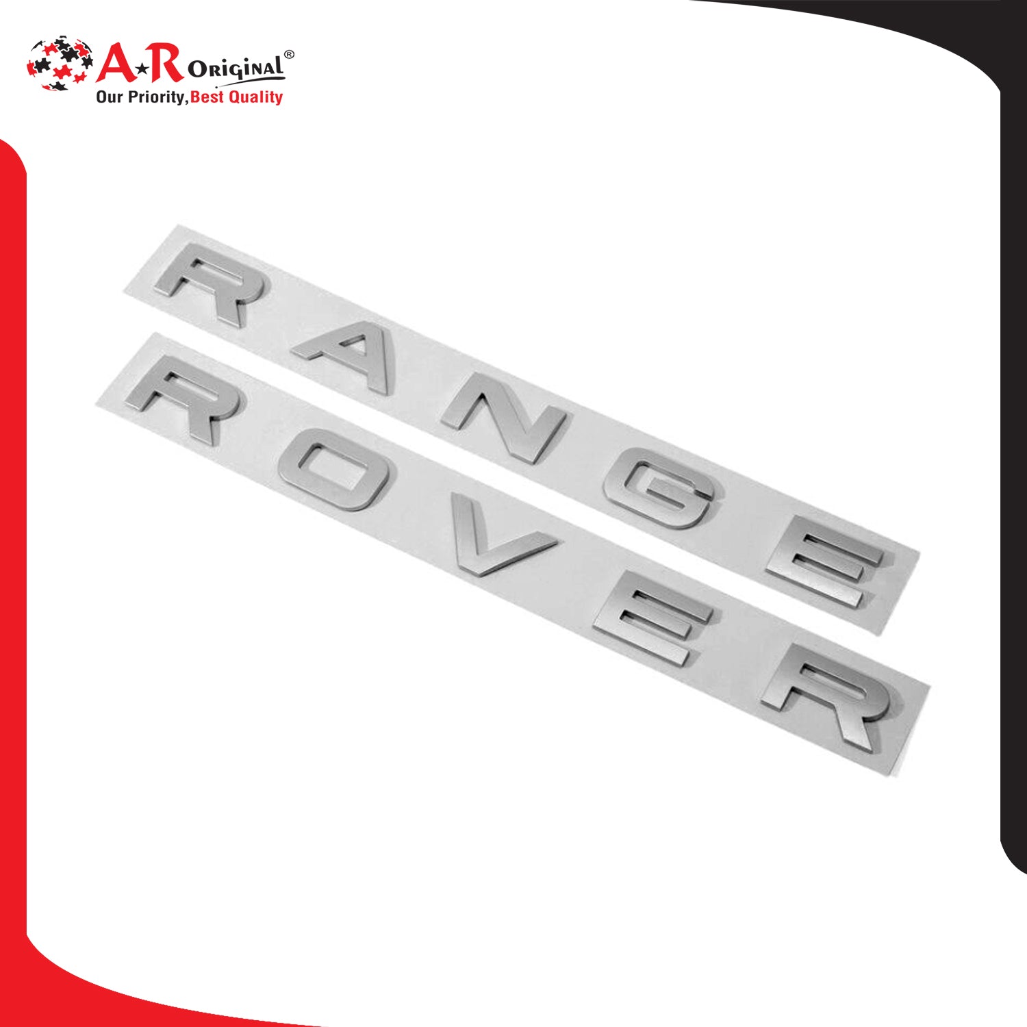 Range Rover Emblem 2x29inch-5x75cm Chrome IP Badge (2)