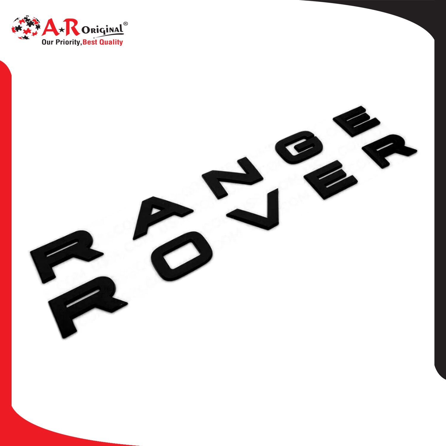Range Rover Emblem Bonnet 2x30inch-5x75cm Carbon IP Badge