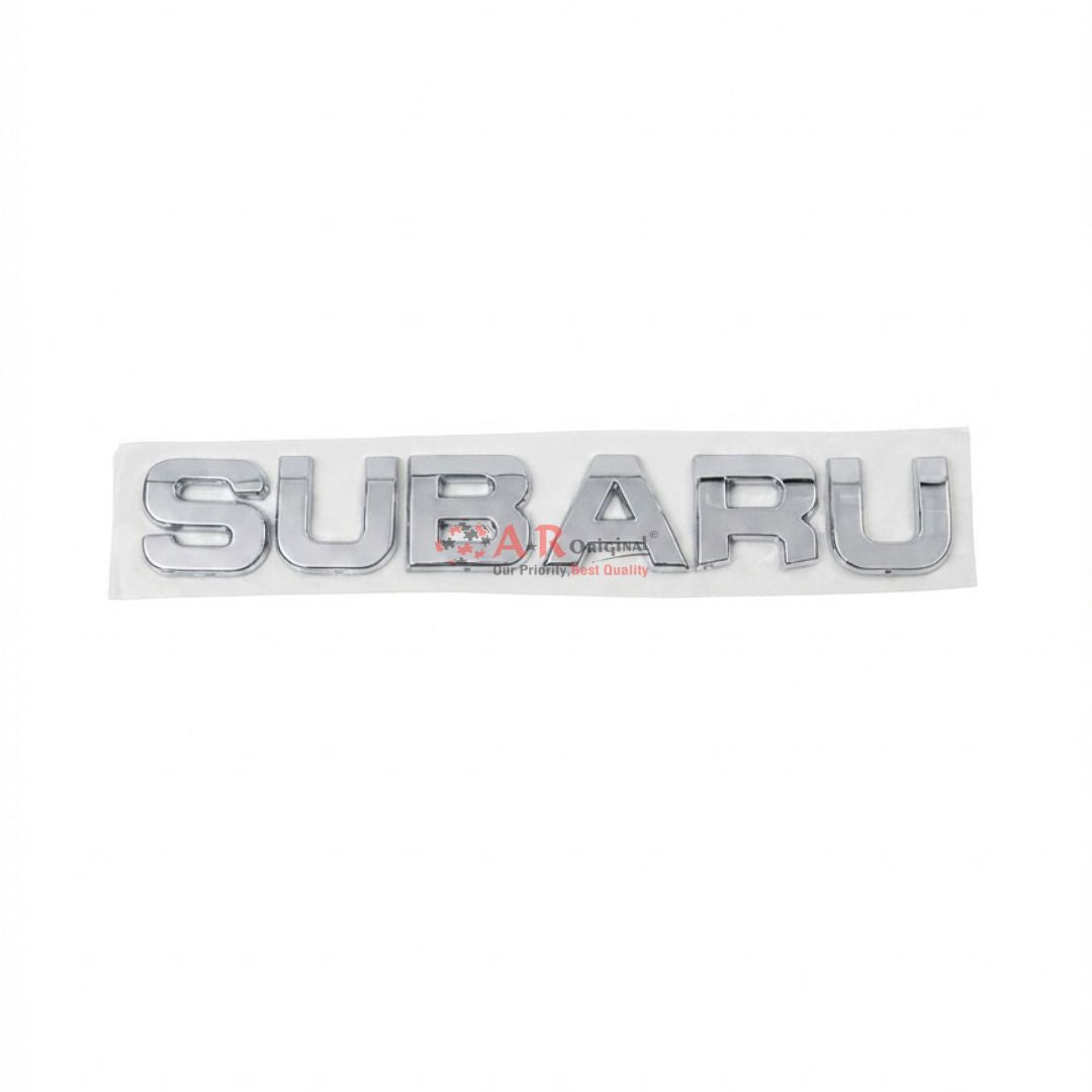 SUBARU Emblem 2.4x15.8cm Chrome IP Badge