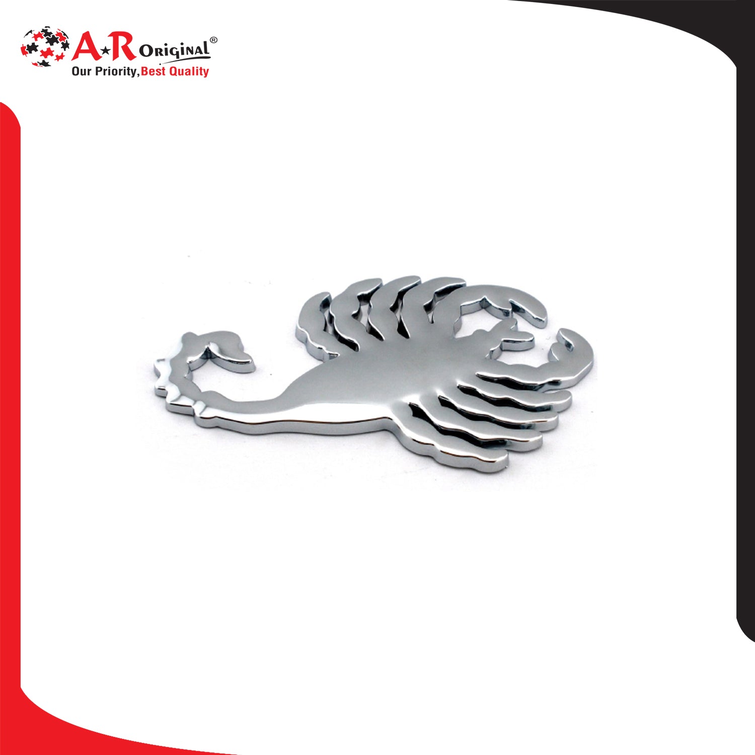 Scorpio Emblem Chrome IP Badge