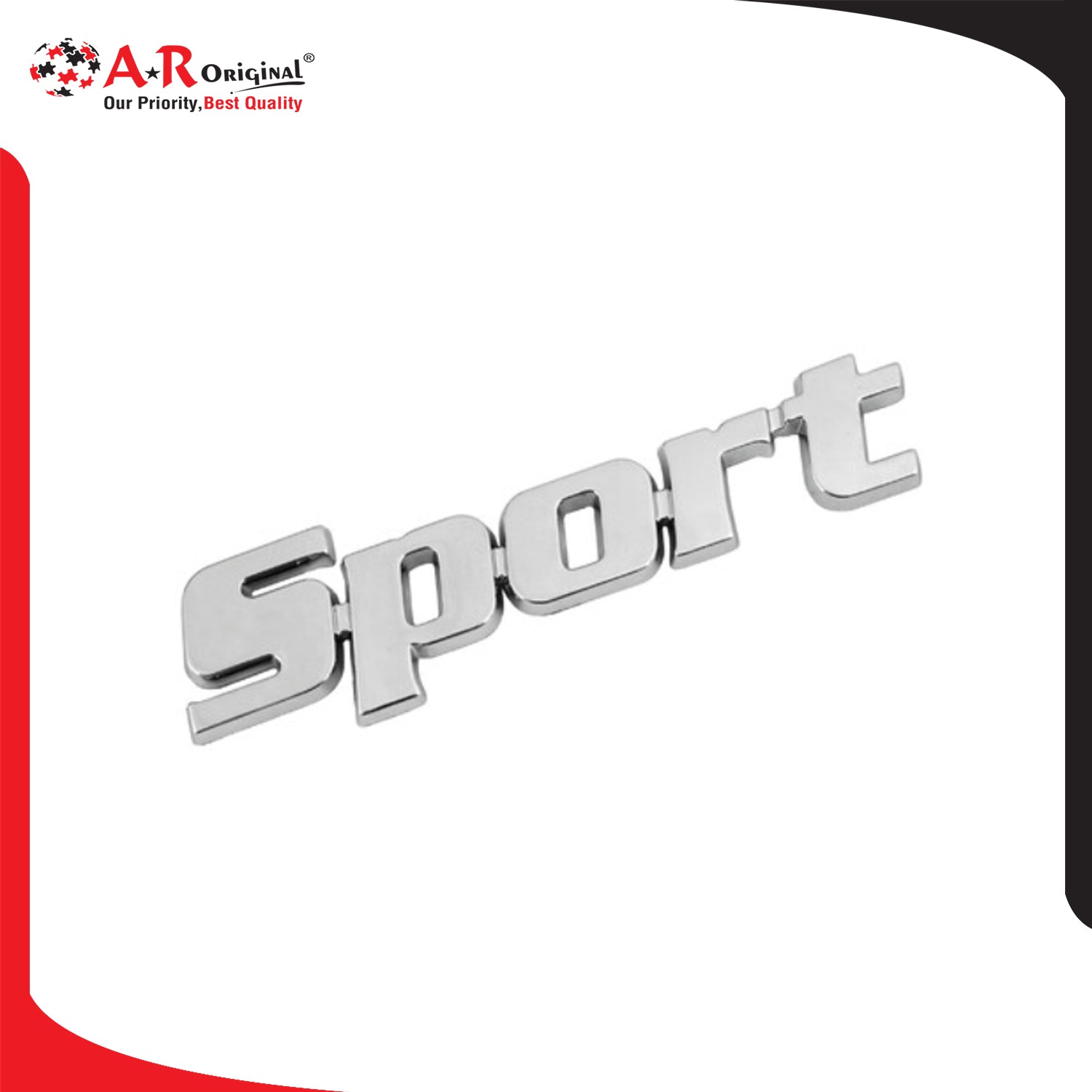 Sports Emblem Chrome IP Badge