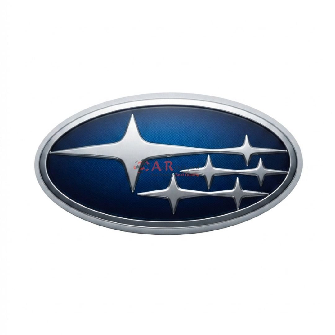 Subaru Logo Blue Oval Glass 7.5x14cm Chrome IP Badge