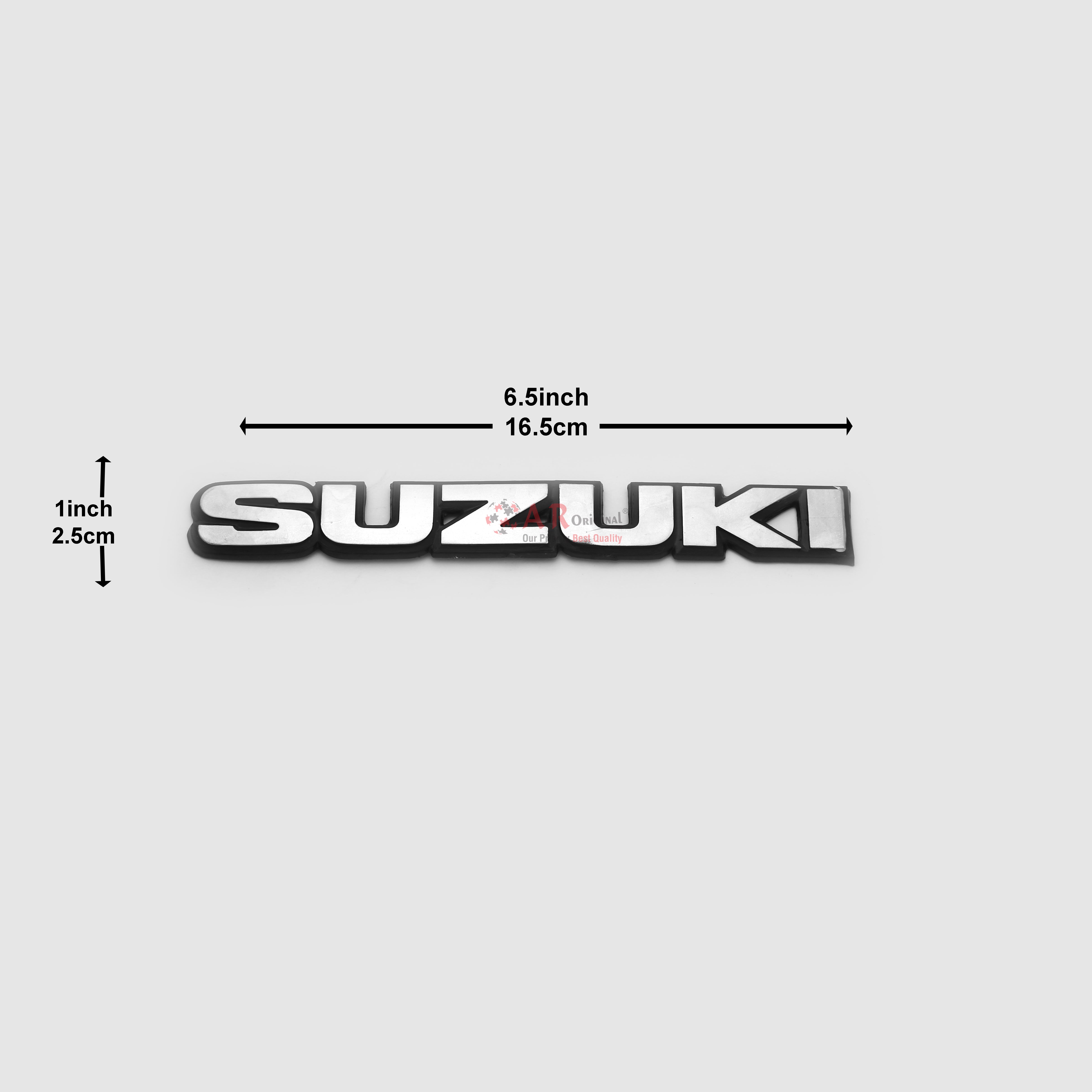Suzuki Emblem 1x6.5inch-2x16.5cm Black LC Badge