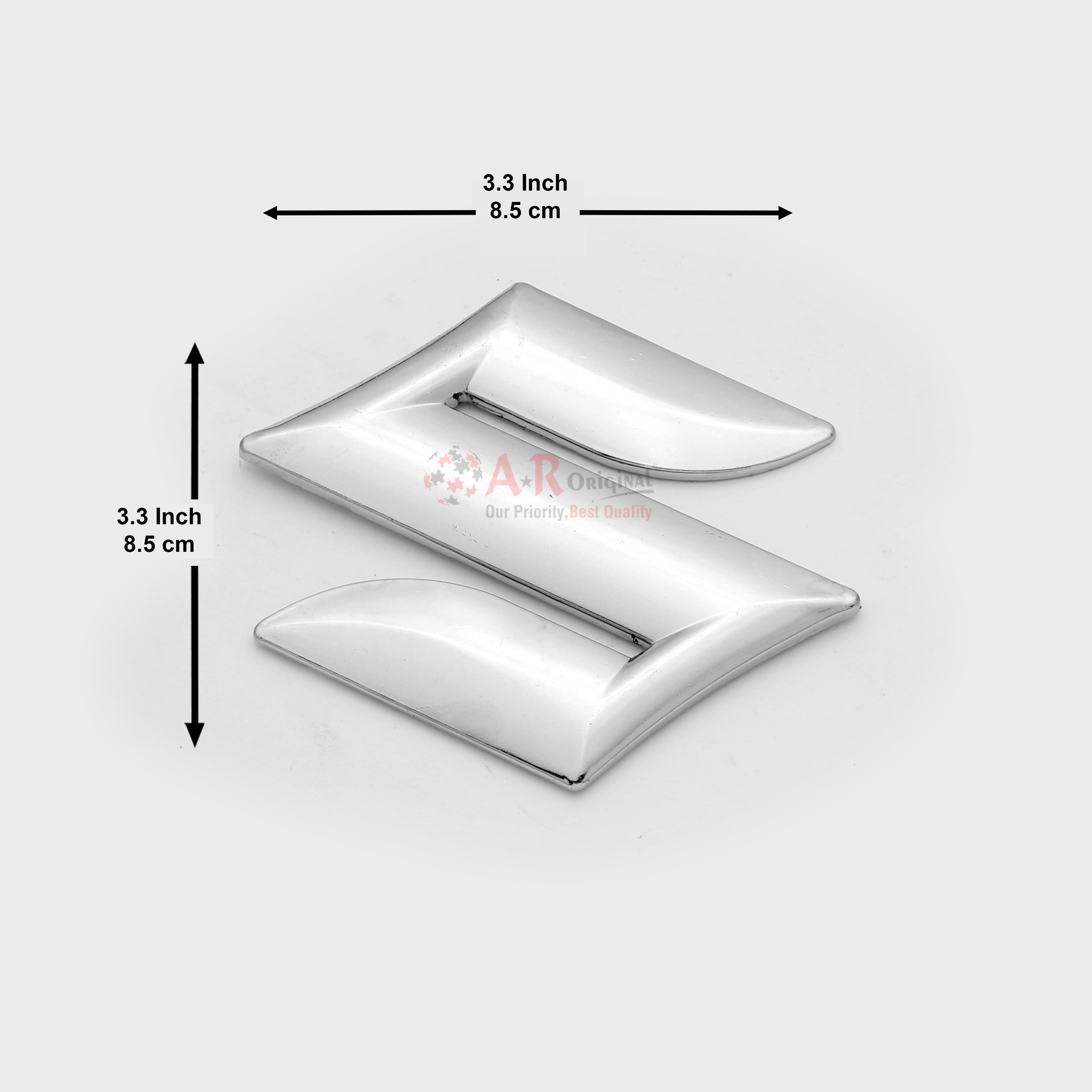 Suzuki Logo (Mehran) 3x3.5inch-7x8.5cm Chrome LC Badge