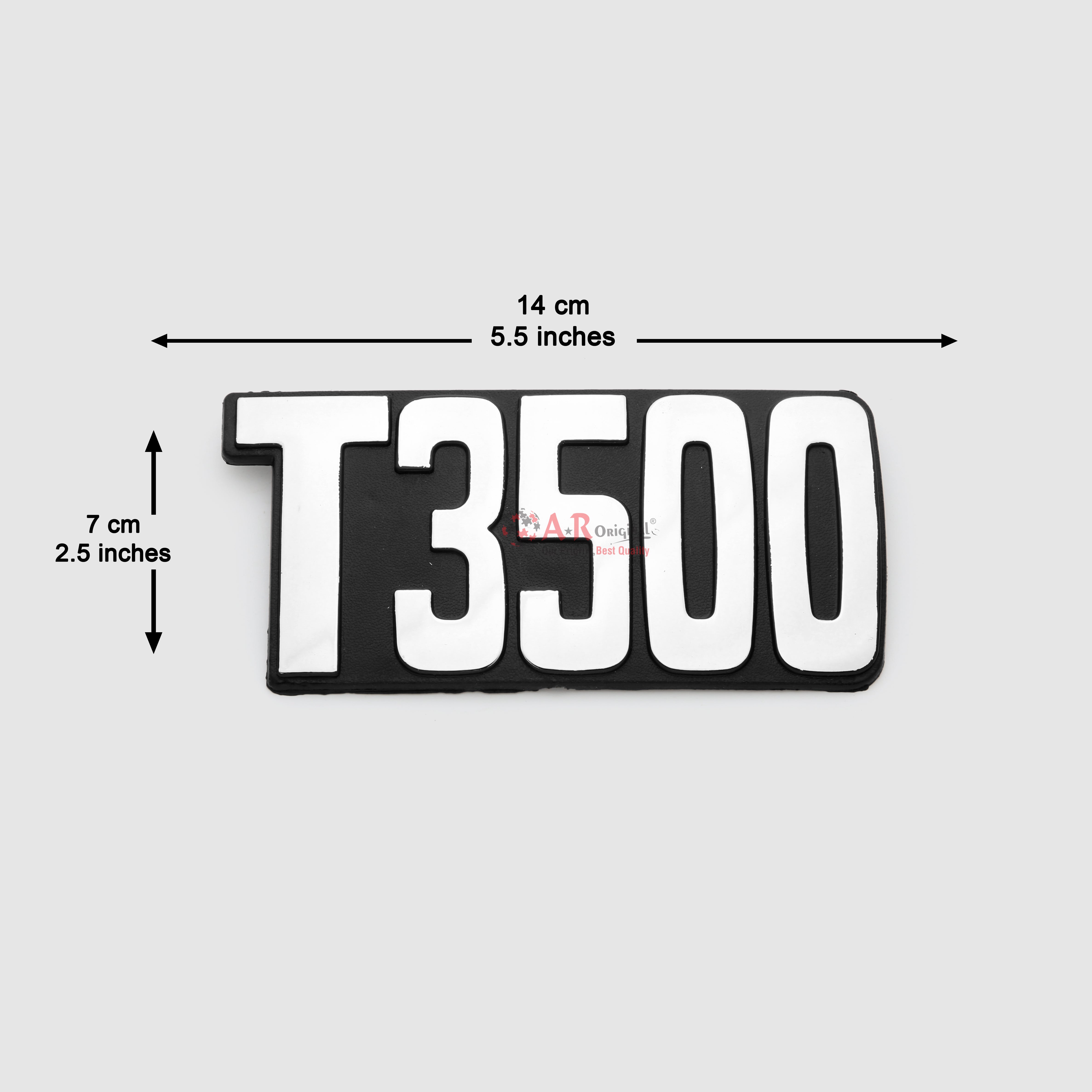 T3500 Emblem Mazda 7x14cm Black LC Badge