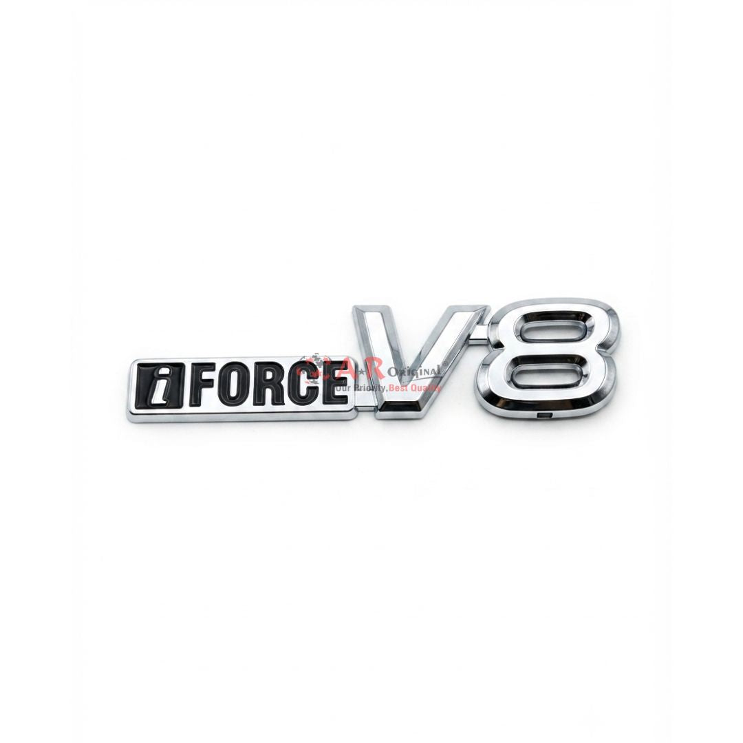 TOYOTA iFORCE_V8 REAR 2001-2007 Emblem 3.7x16.8cm Chrome IP Badge