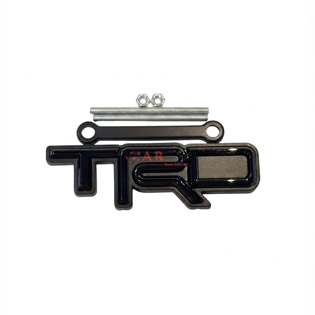 TRD Grill Nut Fiting Black Emblem 4.8x13cm IP Badge