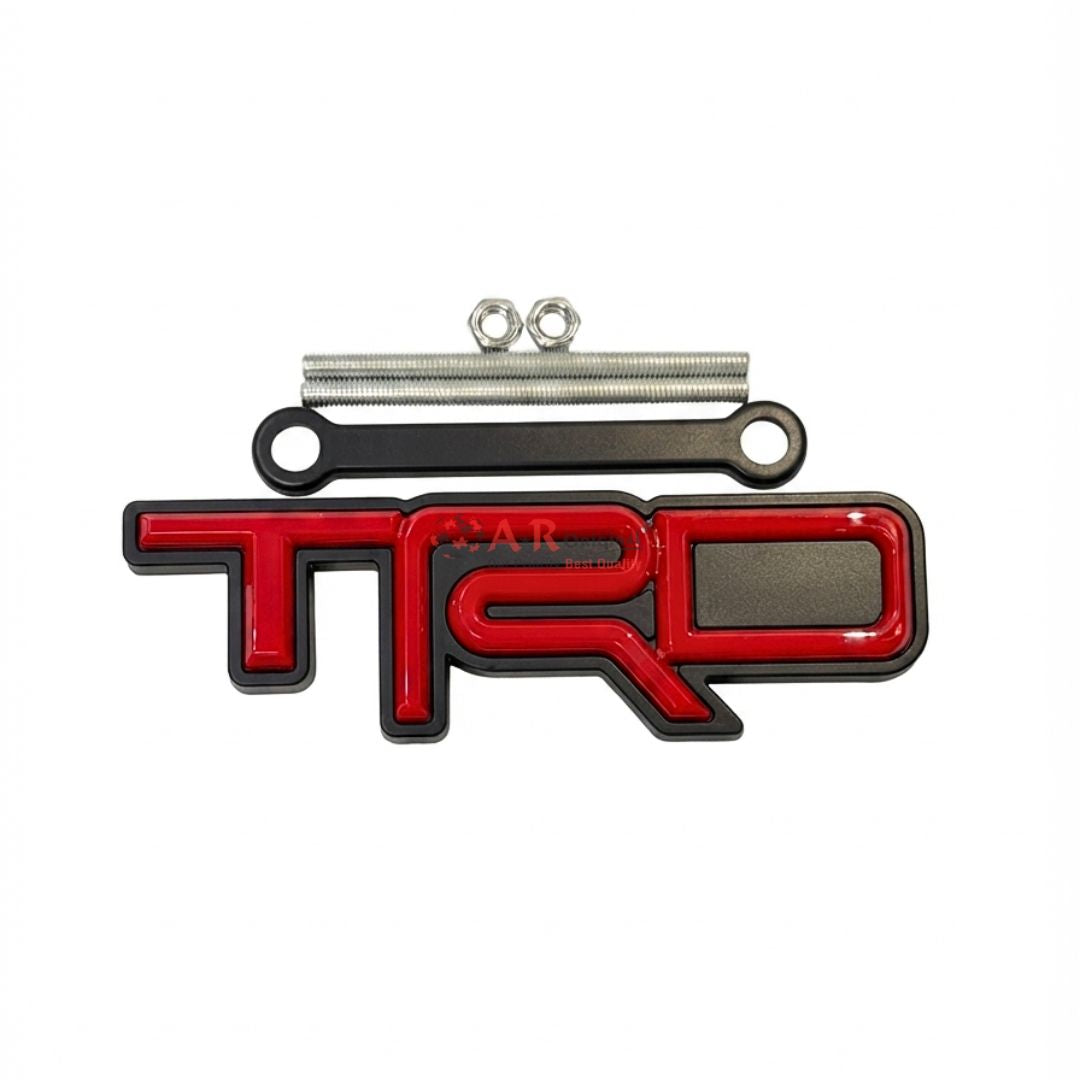 TRD Grill Nut Fiting Red Emblem 4.8x13cm IP Badge