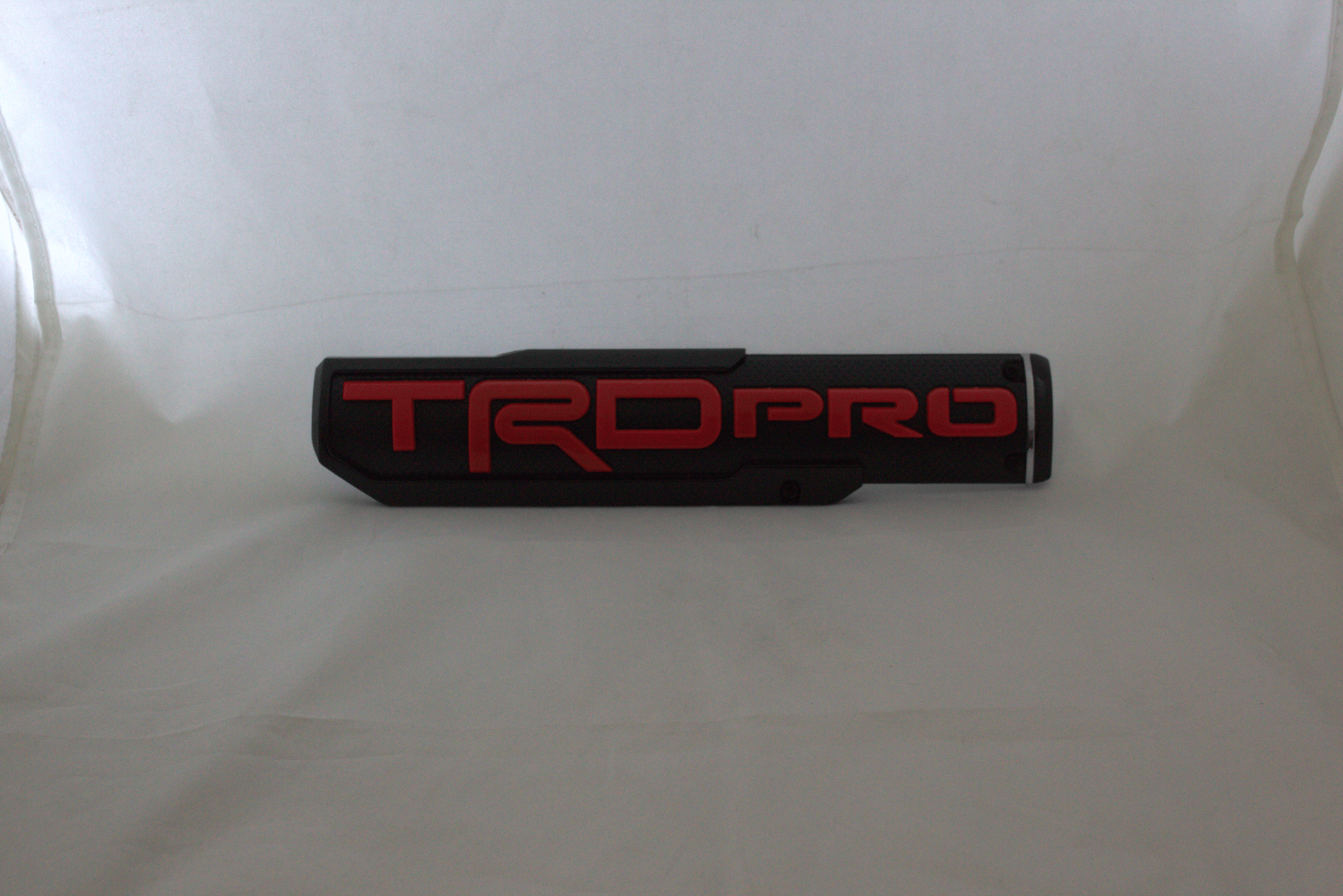 TRDPro 2x10inch-5x25cm Red Black IP Badge (3)