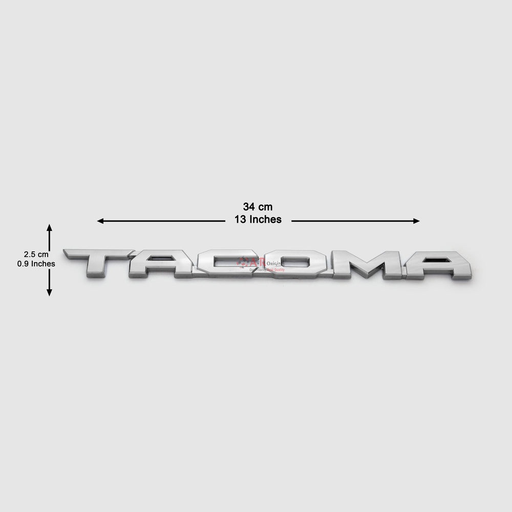 Tacoma Emblem 2.5x34cm Chrome IP Badge