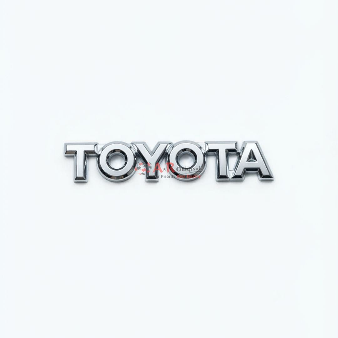 Toyota 2010 Small Emblem 3.2x12.5cm Chrome IP Badge