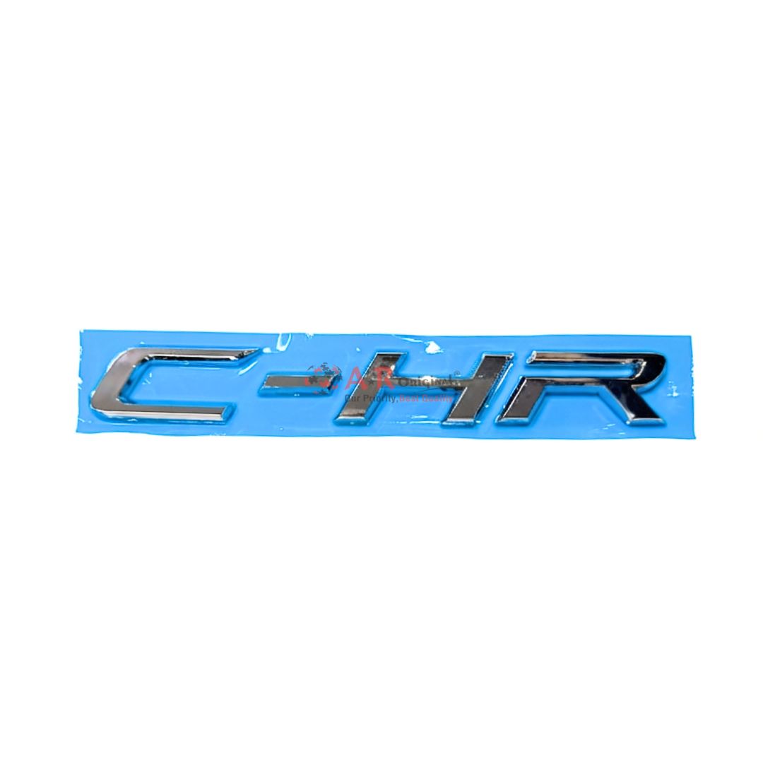 Toyota C-HR Emblem 2x15.9cm italic Chrome IP Badge