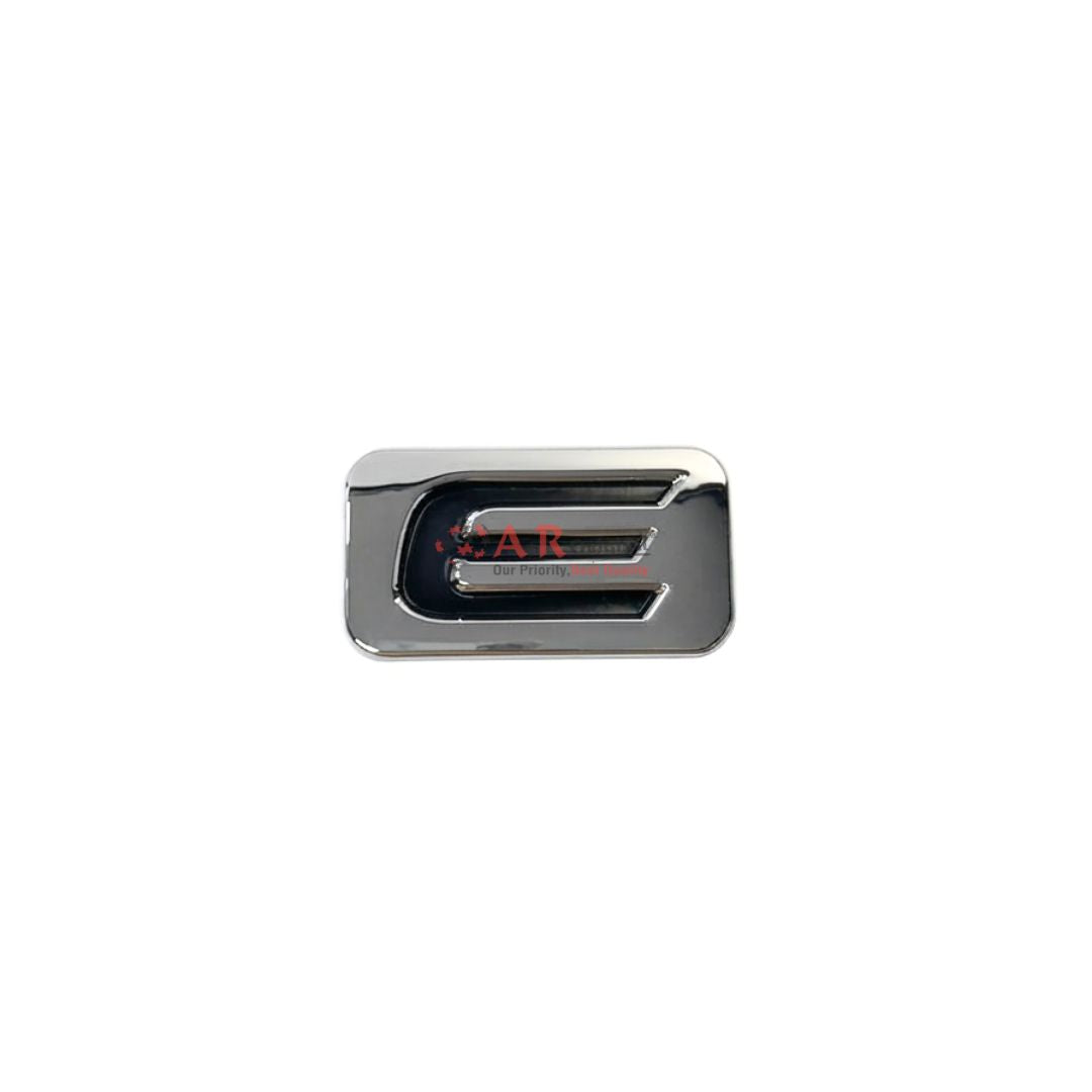 Toyota E Emblem 3.5x6.5cm Chrome IP Badge
