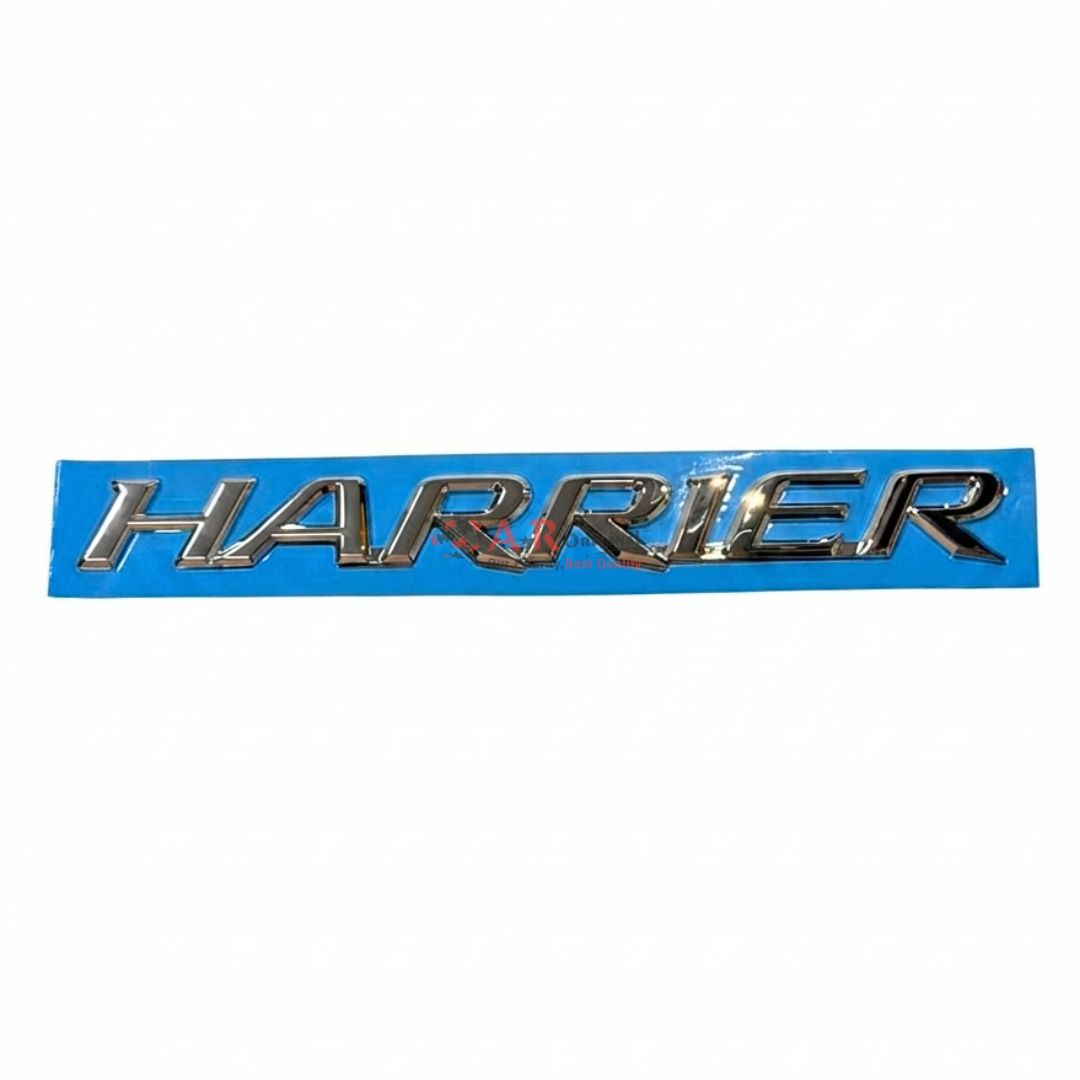 Toyota Harrier  Emblem 3.4x23.8cm Chrome IP Badge