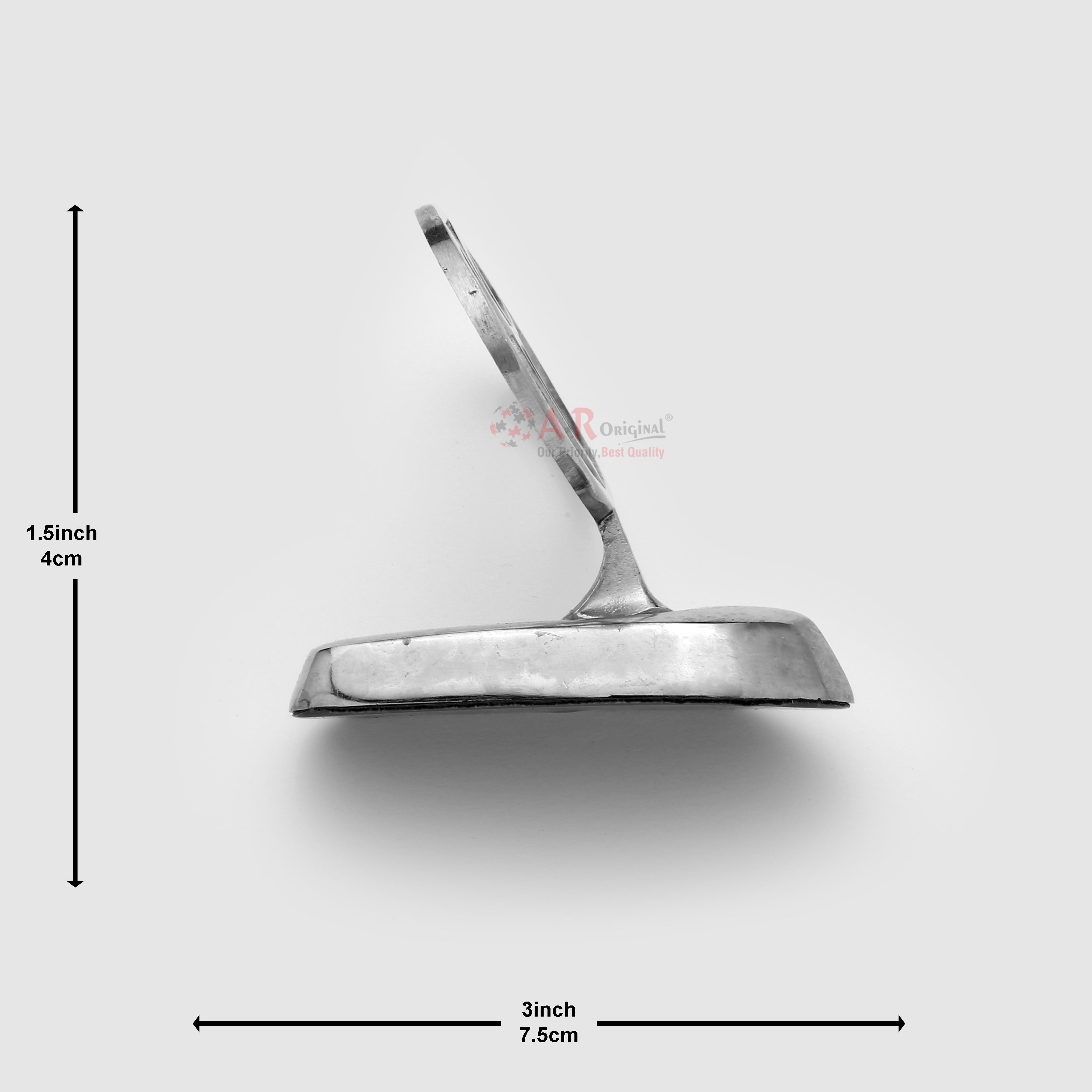 Toyota Hood Logo #1-3x3inch-7.5x7.5cm Metal Bonnet Emblem Movable Heavy Chrome IP Badge