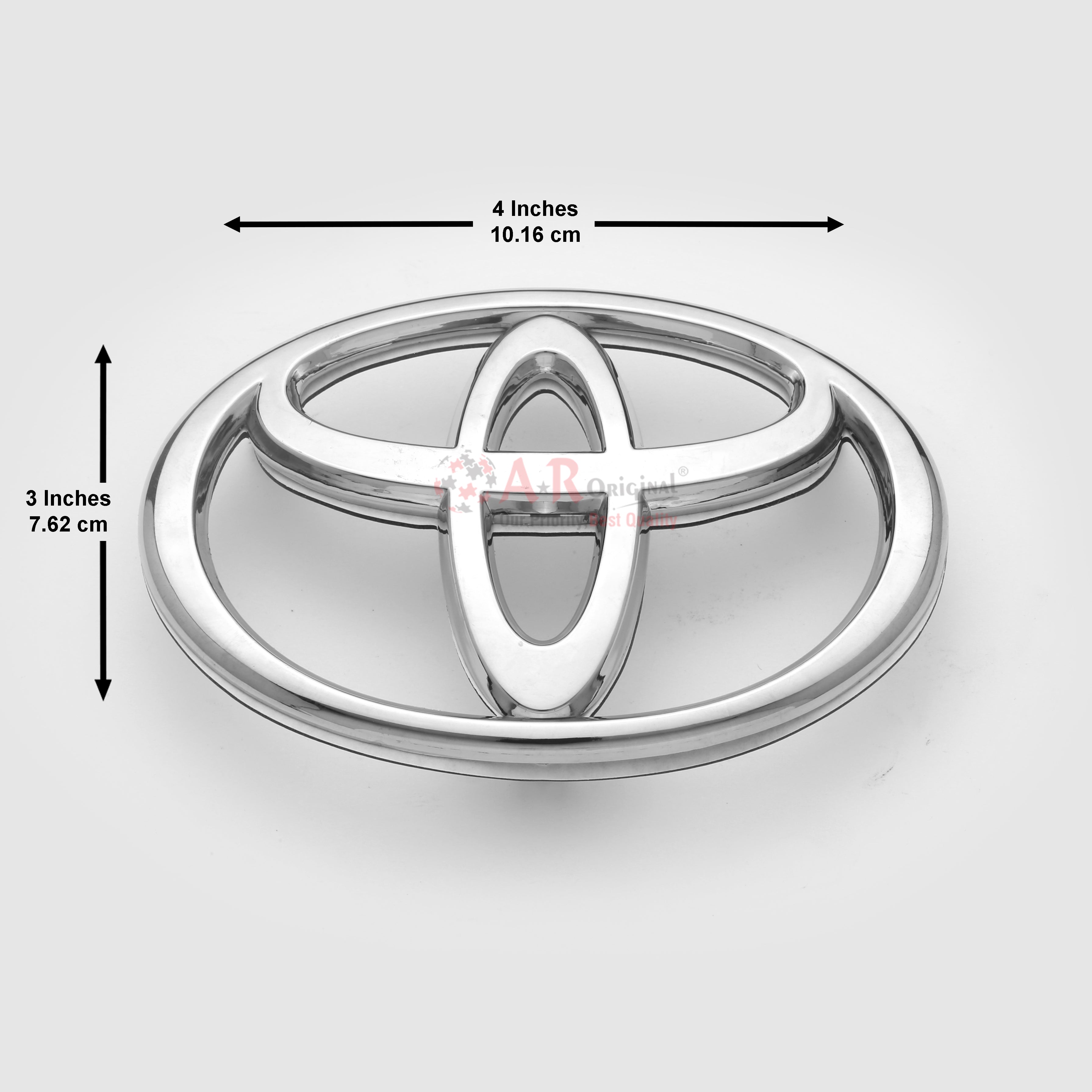 Toyota Logo 3x4inch-7.5x11cm Corolla 2002-08 Front Grill Logo IP Badge