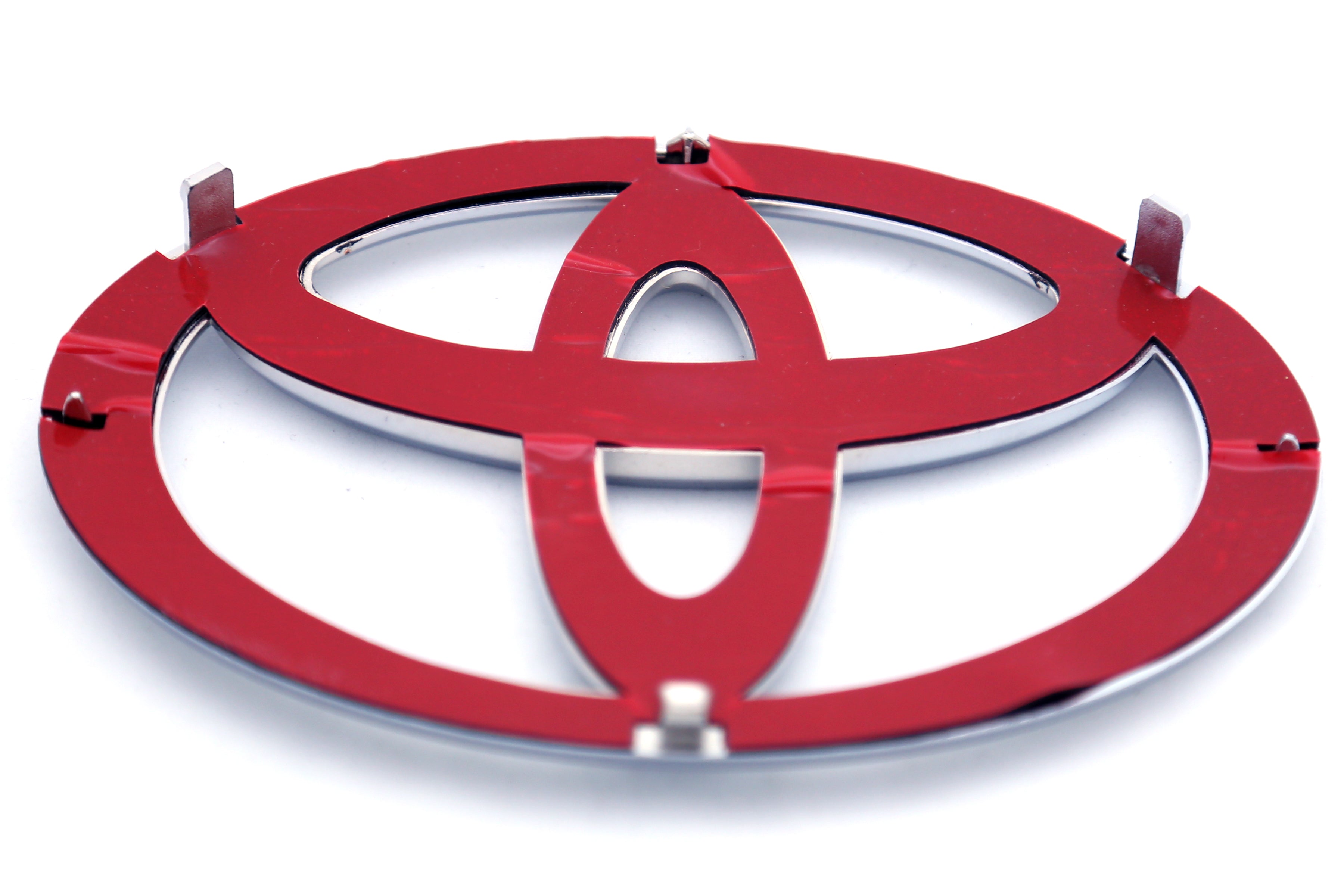 Toyota Logo 4x6inch-10x16cm Vigo Grill Chrome IP Badge