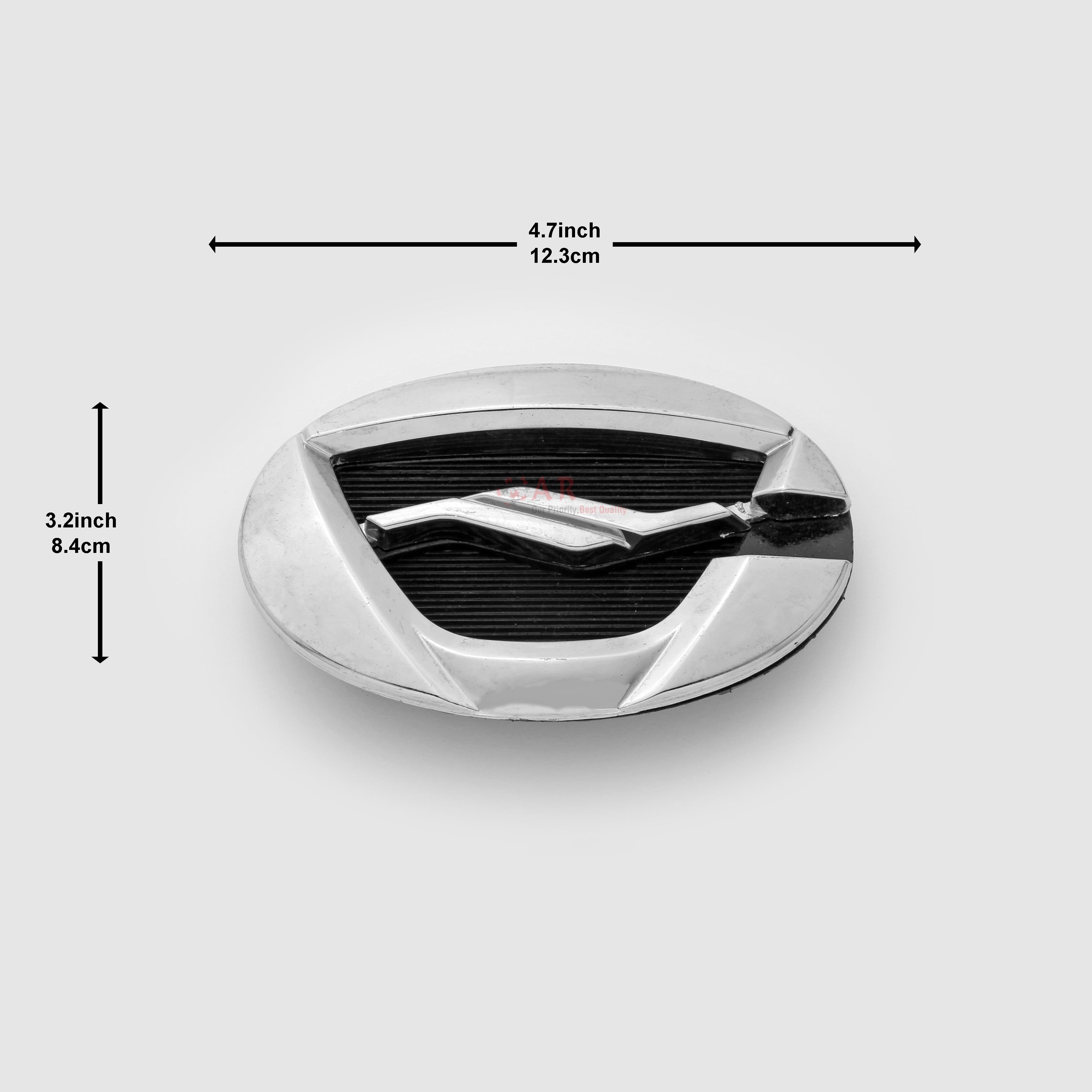 Toyota Logo X Corolla Front Grill Model 2005 3x4.5inch-8x12cm Chrome LC Badge