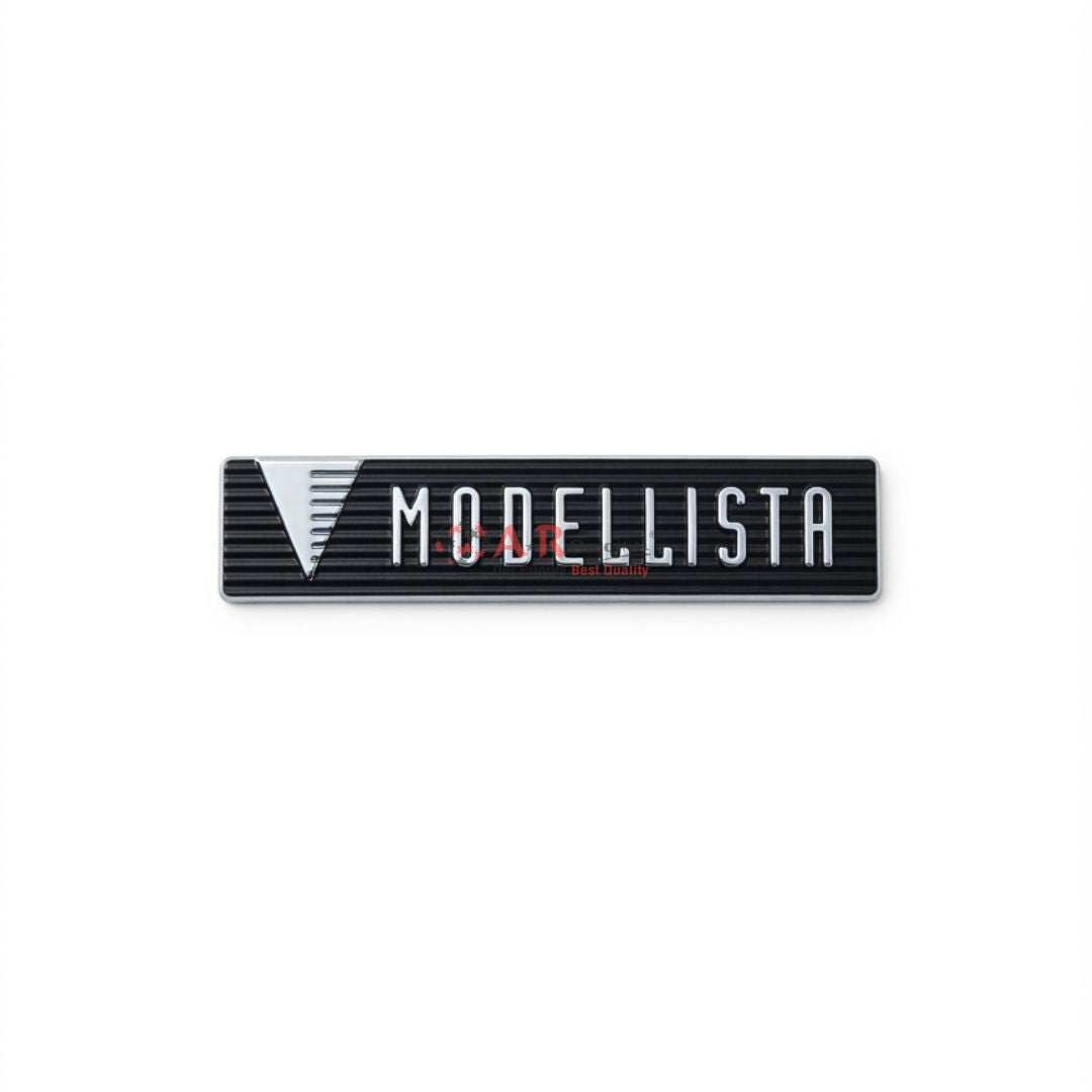 Toyota MODELLISTA Emblem 1.2x5.5cm Black IP Badge