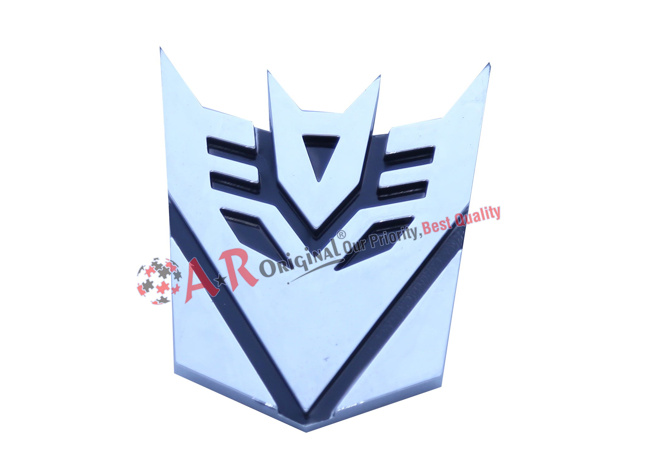 Transformer Logo Horn Chrome IP Badge