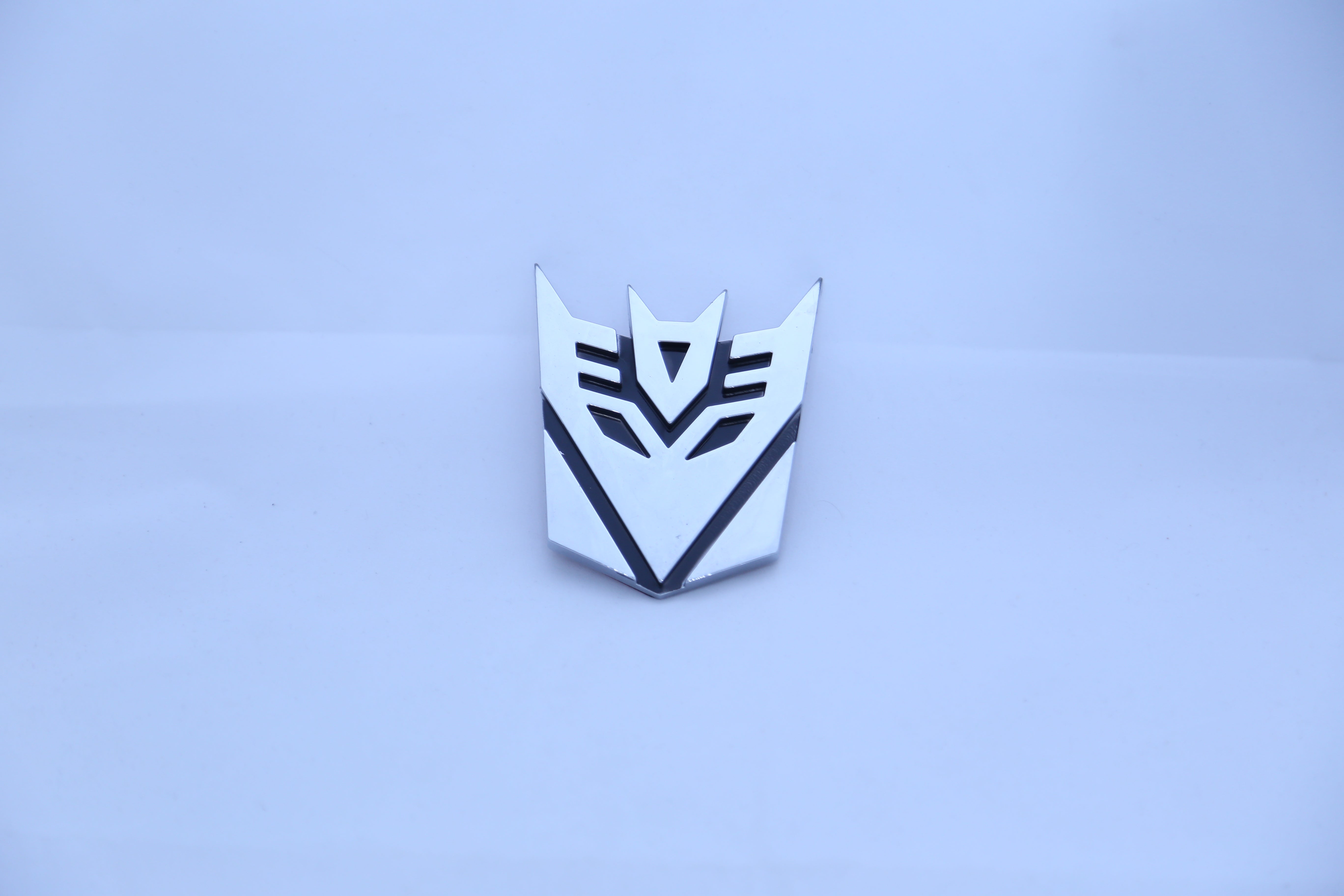 Transformer Logo Horn Chrome IP Badge