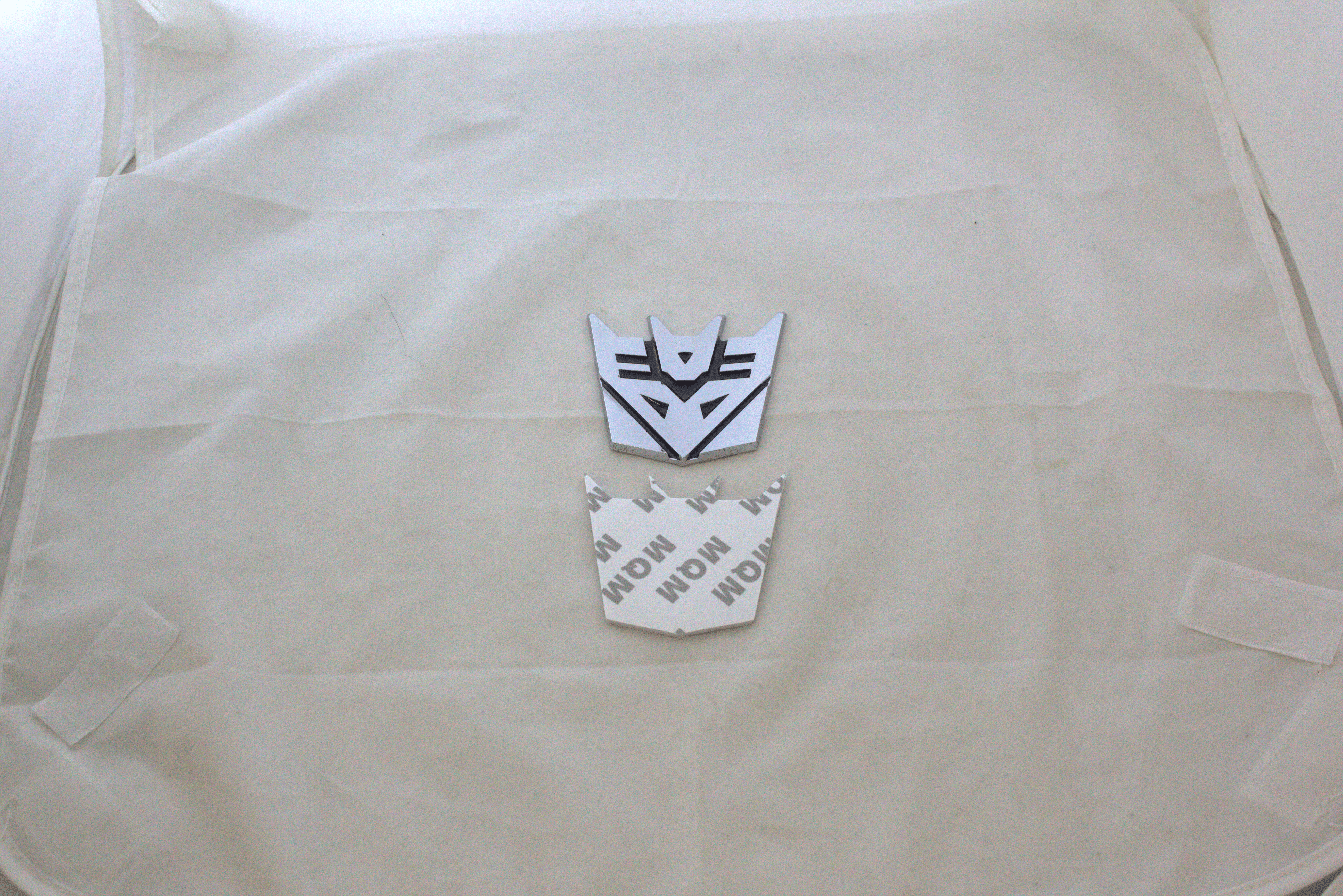 Transformer Logo Horn Chrome IP Badge