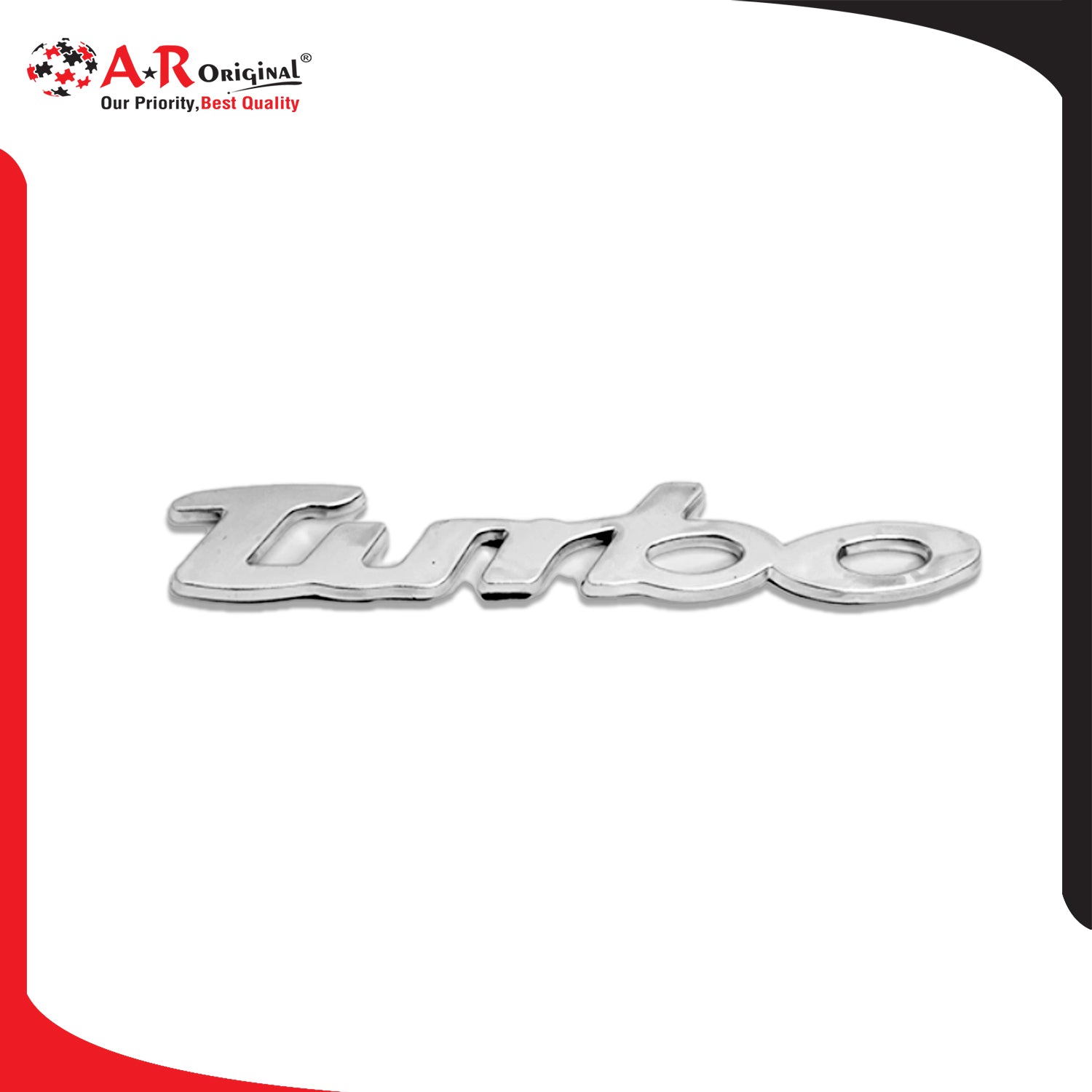 Turbo Emblem Chrome IP Badge