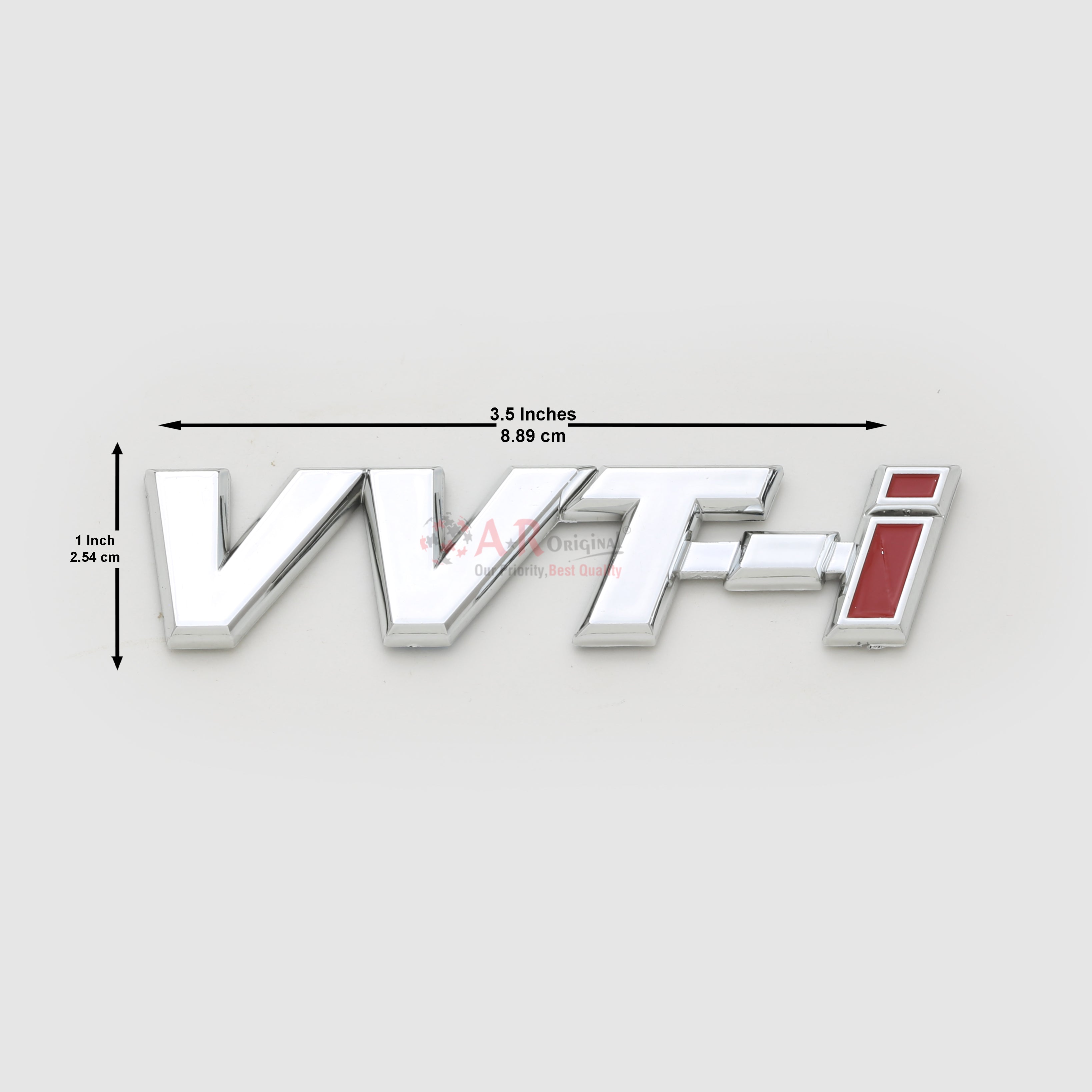 VVT-i Emblem 1x3.5inch-2.5x9cm Big Standard Chrome LC Badge