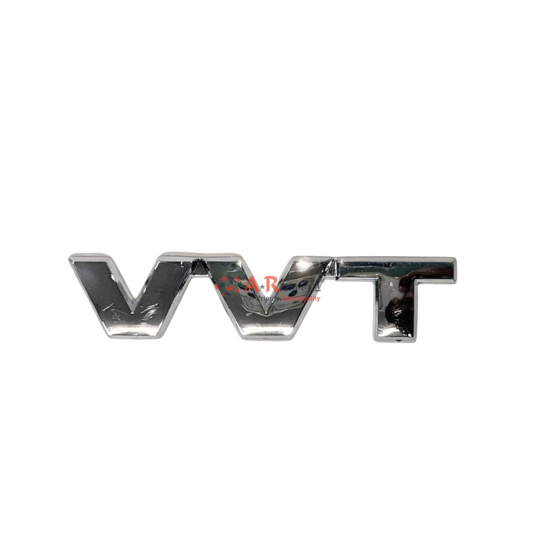 VVT Emblem 2x9cm Big Standard Chrome IP Badge