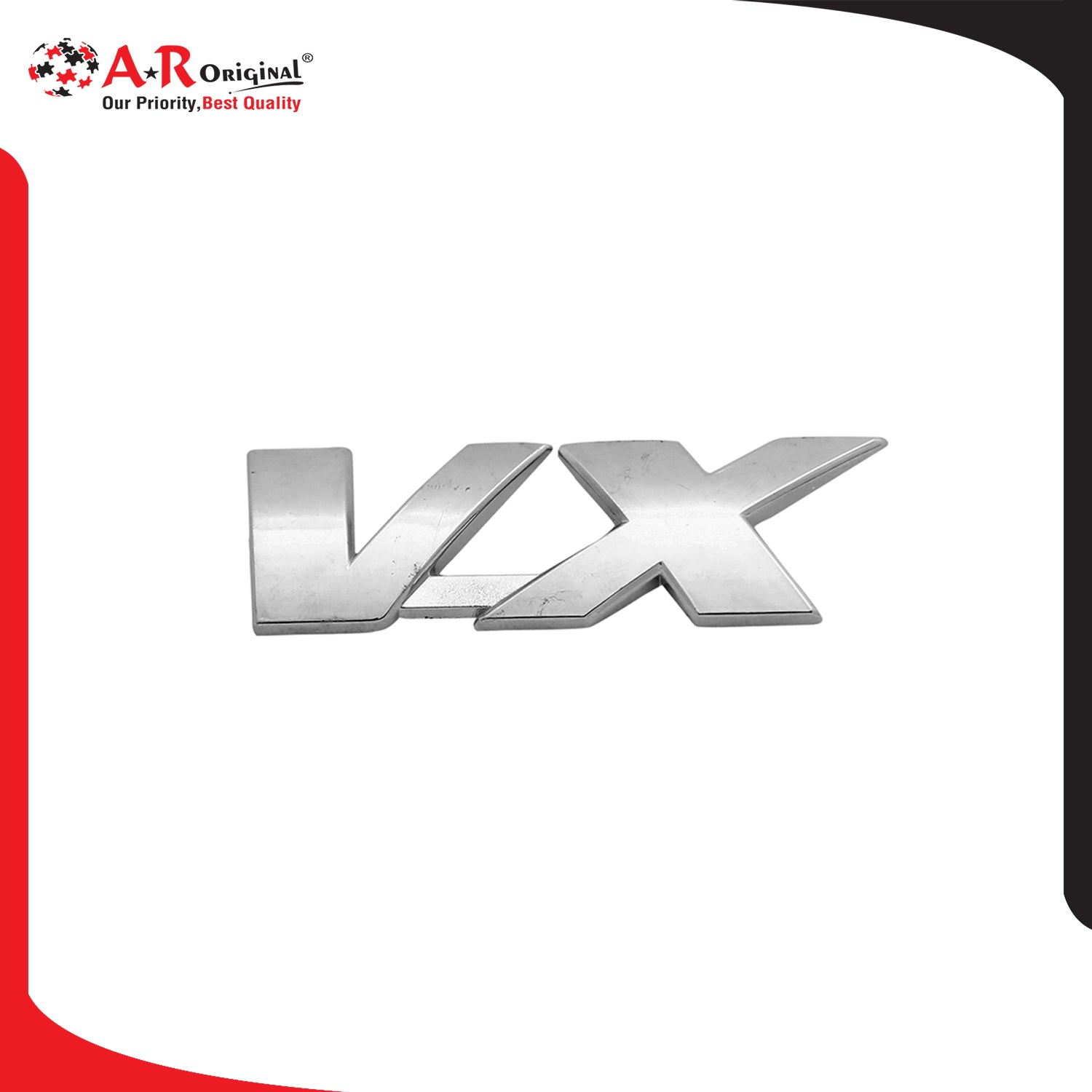 VX Emblem 2.5x8cm Chrome LC Badge