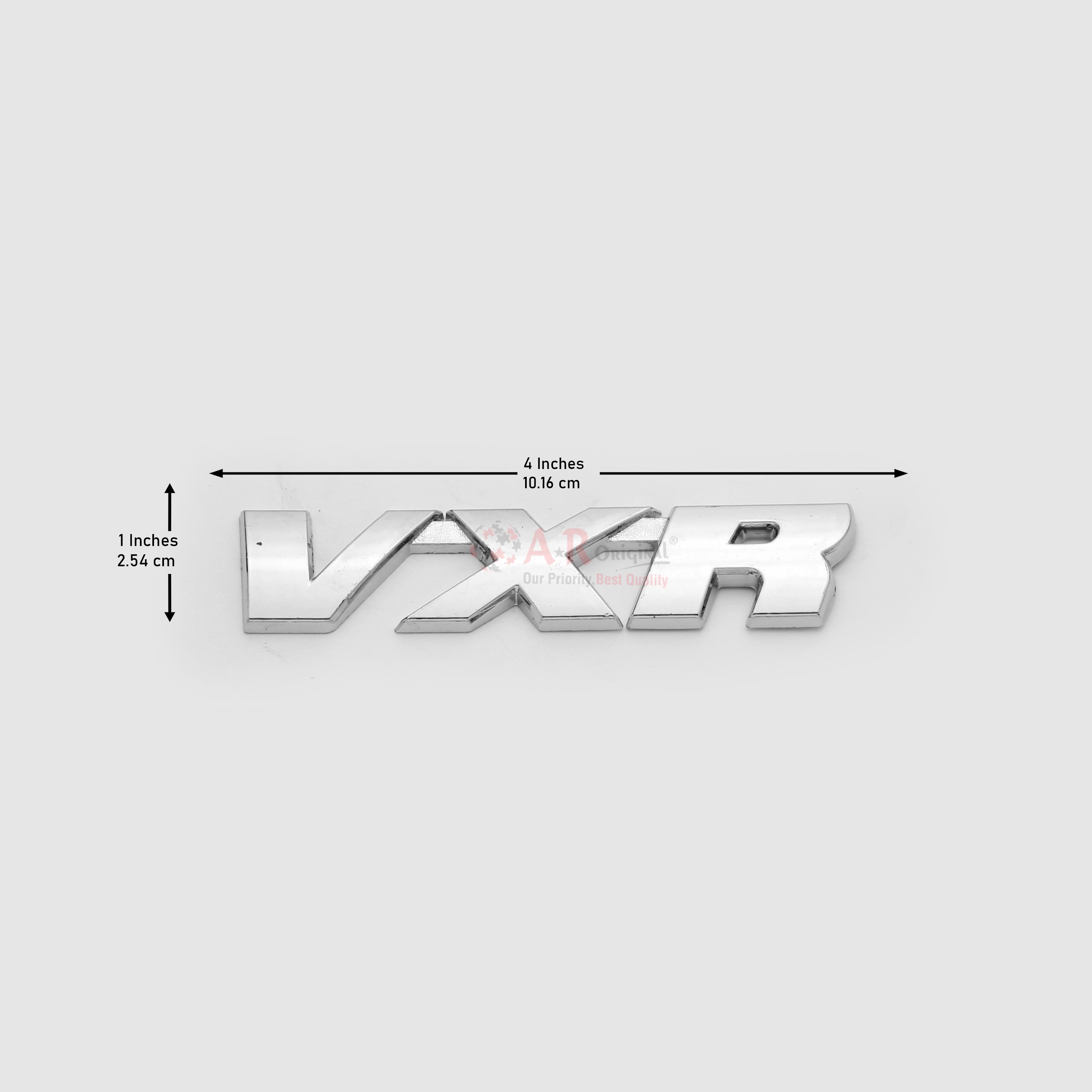 VXR Emblem 1.25x4inch-2.5x10cm Chrome LC Badge