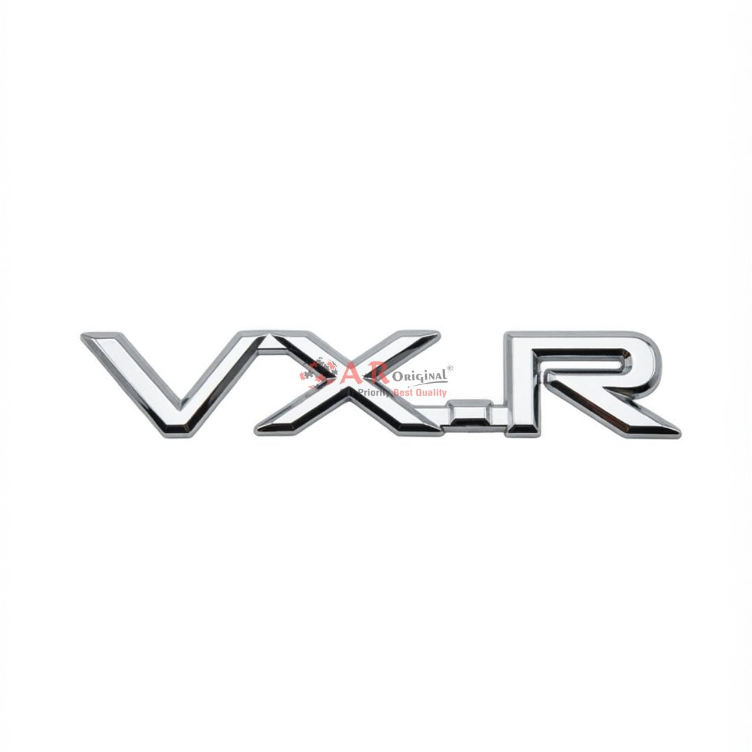 VX_R Emblem 3.8x17.7cm Chrome IP Badge