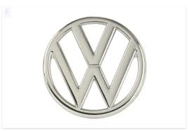 Wolkswagen Logo  Chrome Small IP Badge