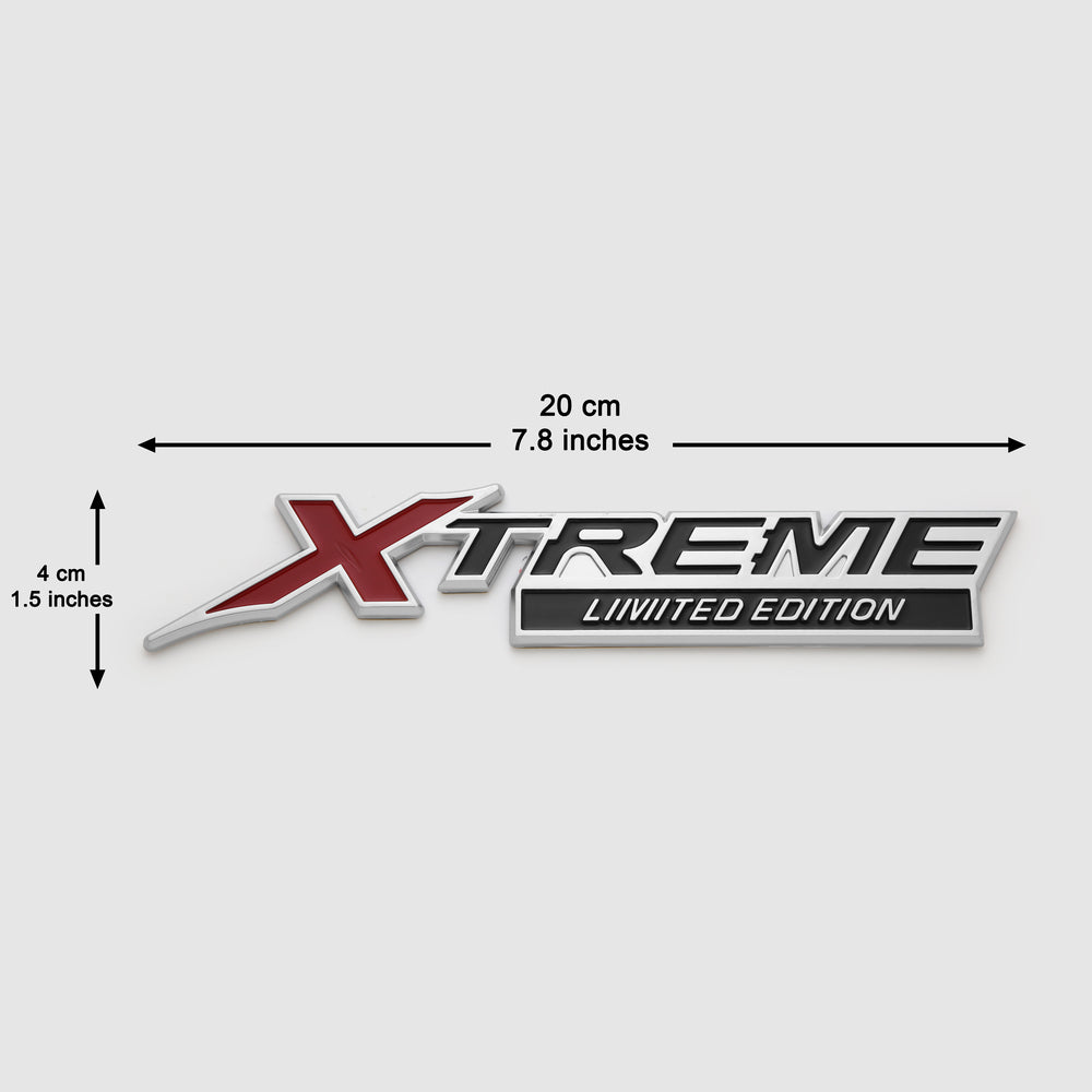 XTreme Emblem 4x20cm Chrome IP Badge