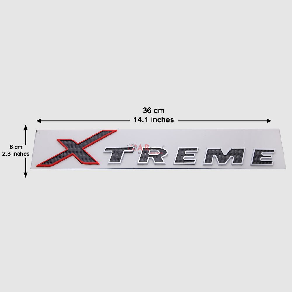 XTreme Emblem 6x36cm Chrome IP Badge