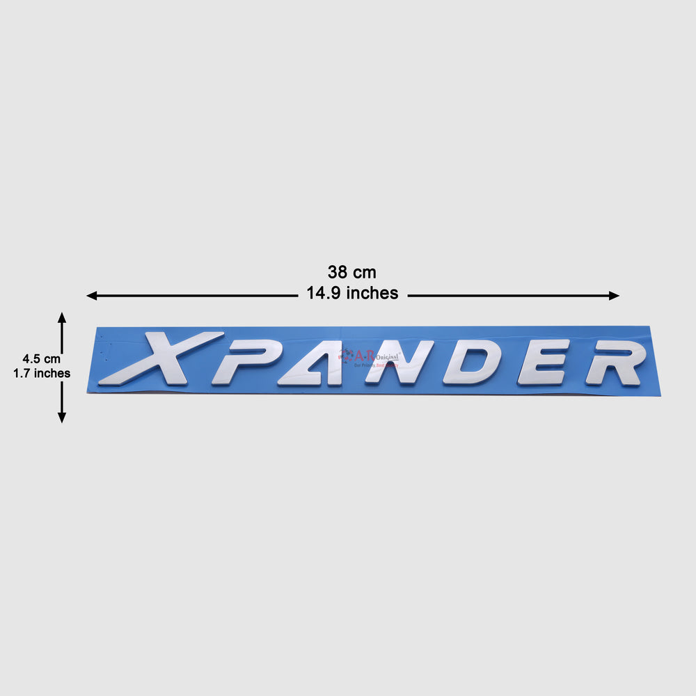 Xpander Emblem Mitsubishi 4.5x38cm Chrome IP Badge