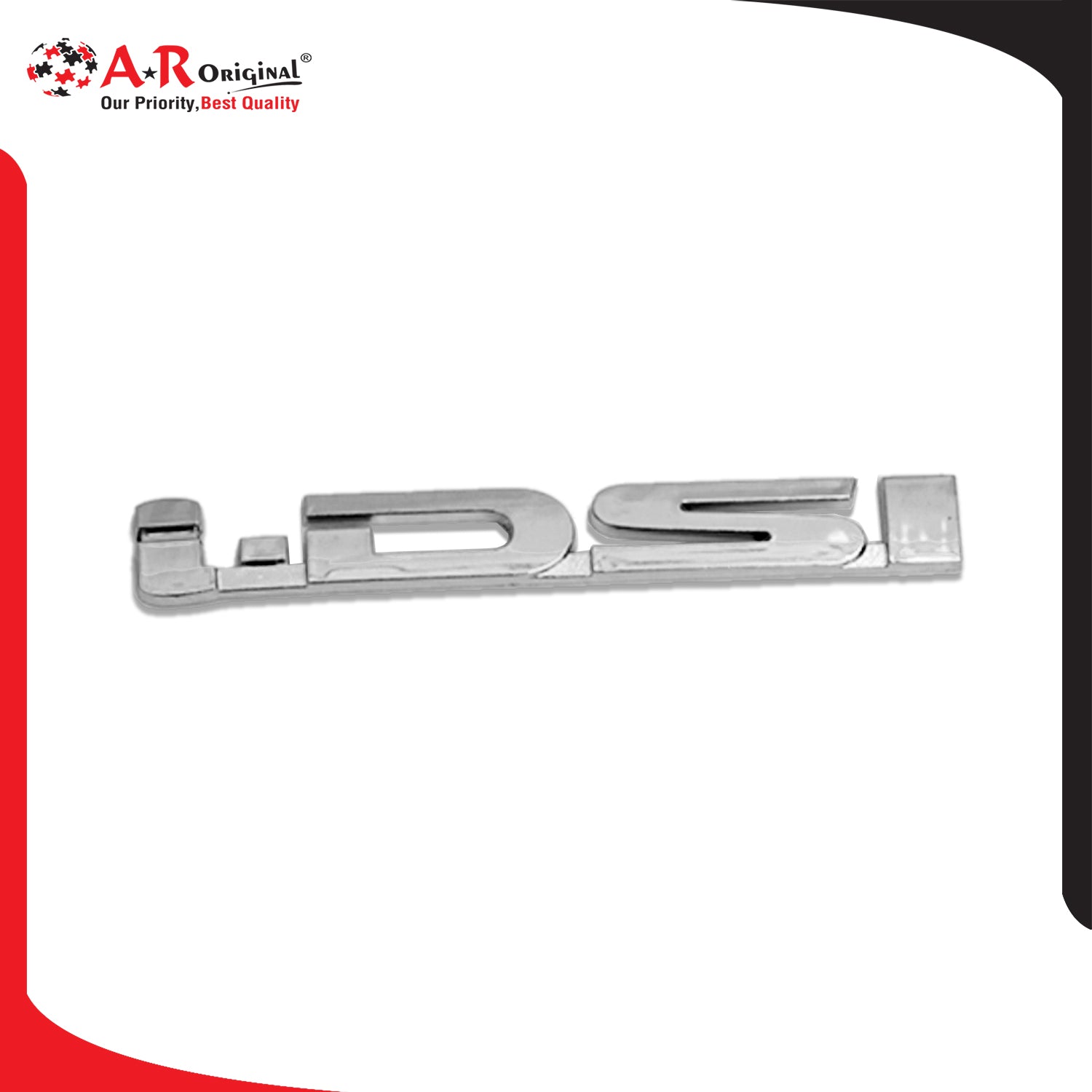 iDSi Emblem City 1x4inch,2.5x10cm Chrome LC Badge