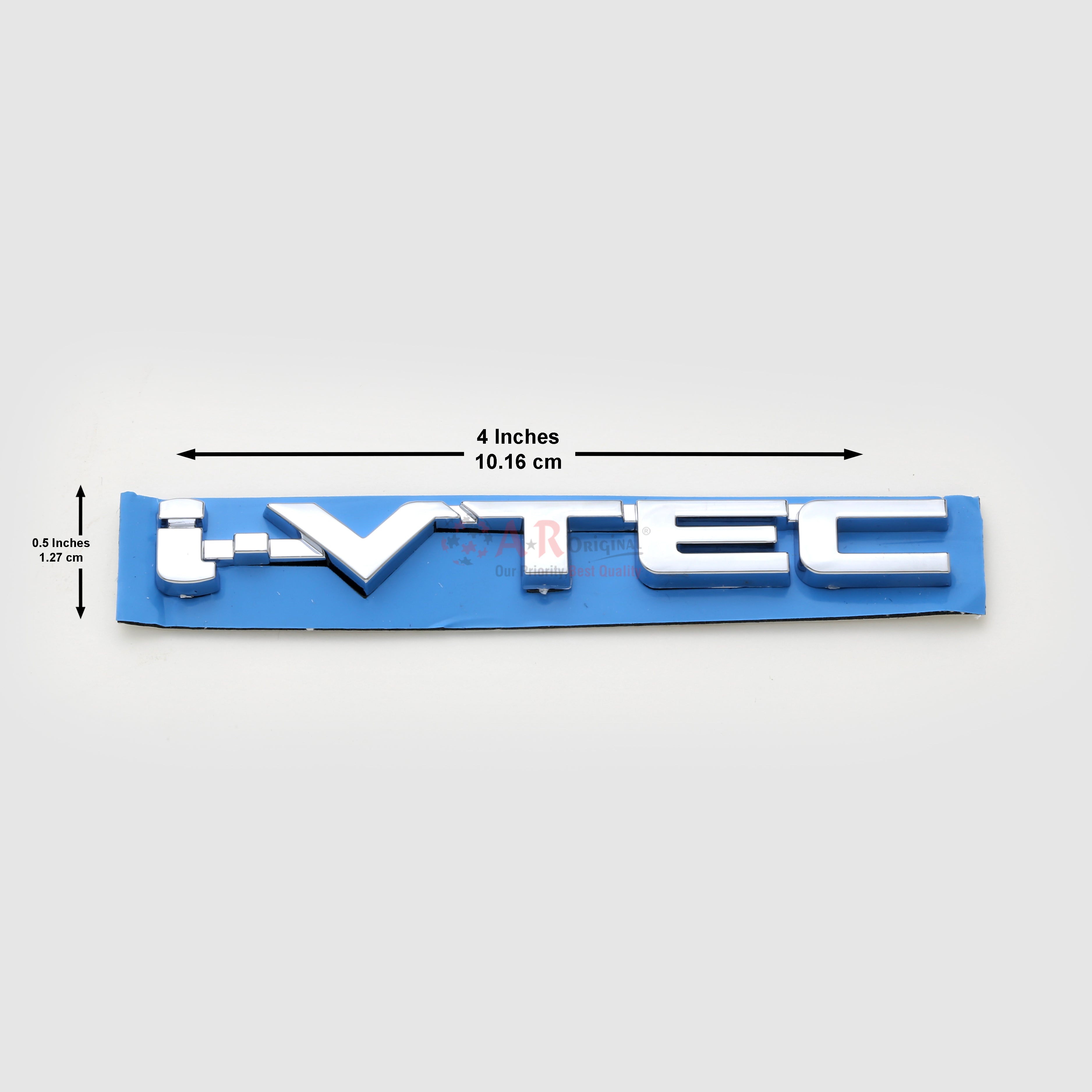 iVTEC Emblem 0.5x4inch-1.25x10cm  Small Chrome IP Badge